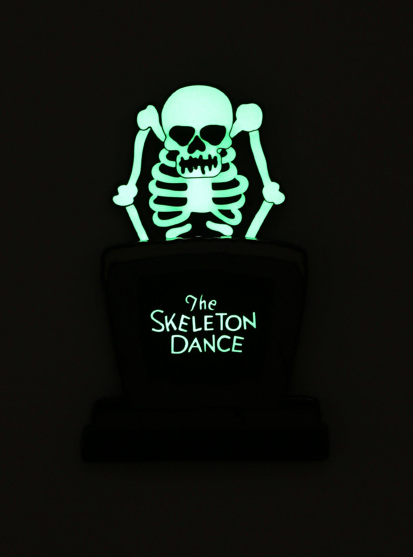 Loungefly Disney The Skeleton Dance Sliding Glow-in-the-Dark Limited Edition Enamel Pin, , alternate