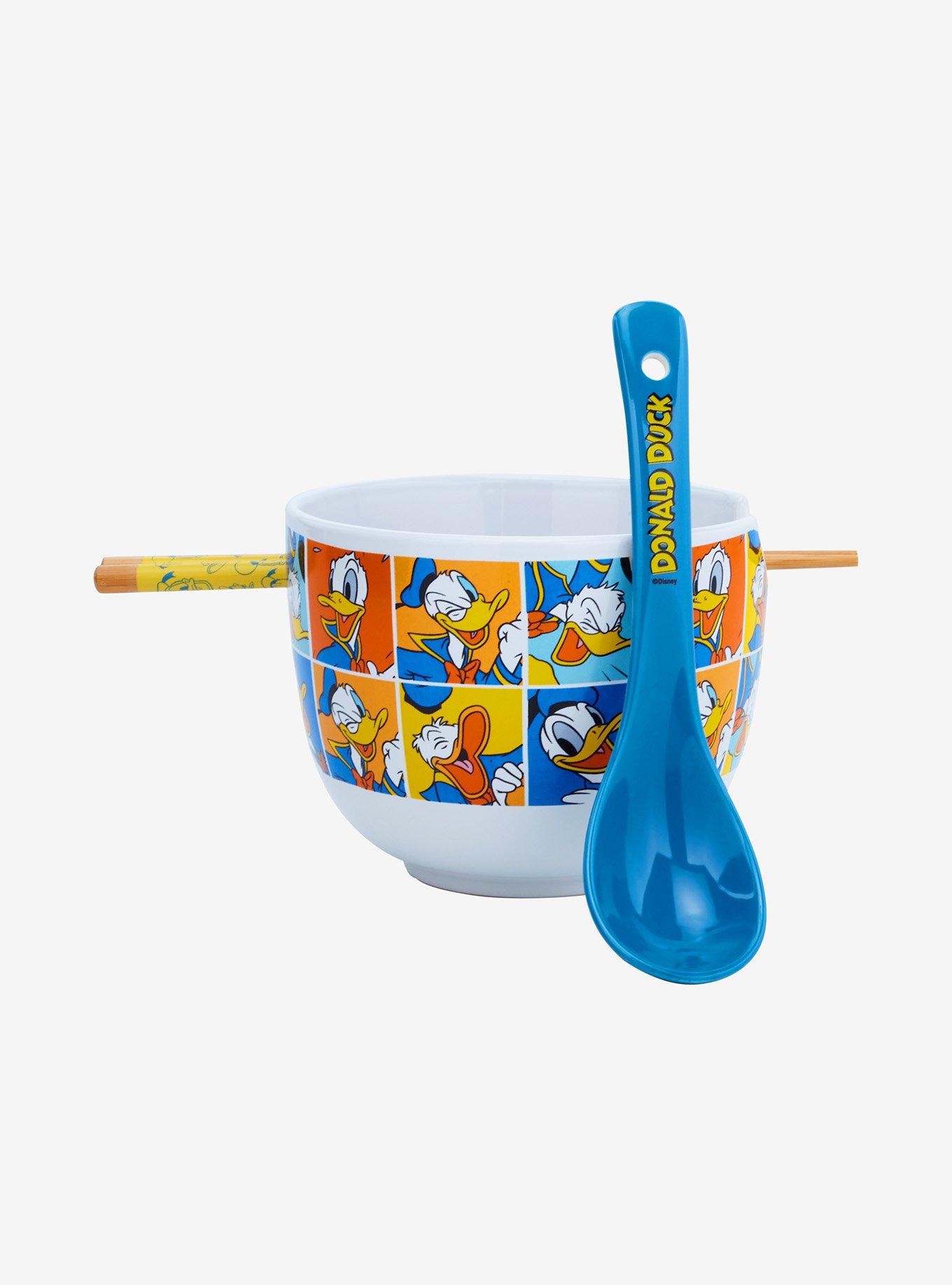 Disney Donald Duck Portrait Grid Ramen Bowl Set, , hi-res