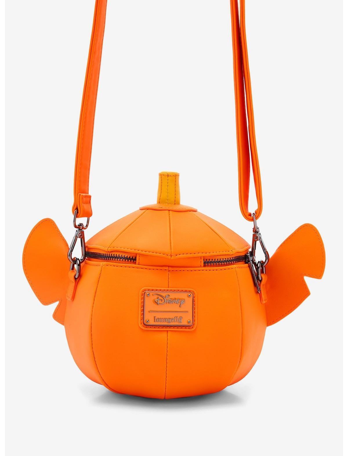 Loungefly Disney Stitch Jack-O'-Lantern Glow-In-The-Dark Crossbody Bag, , alternate