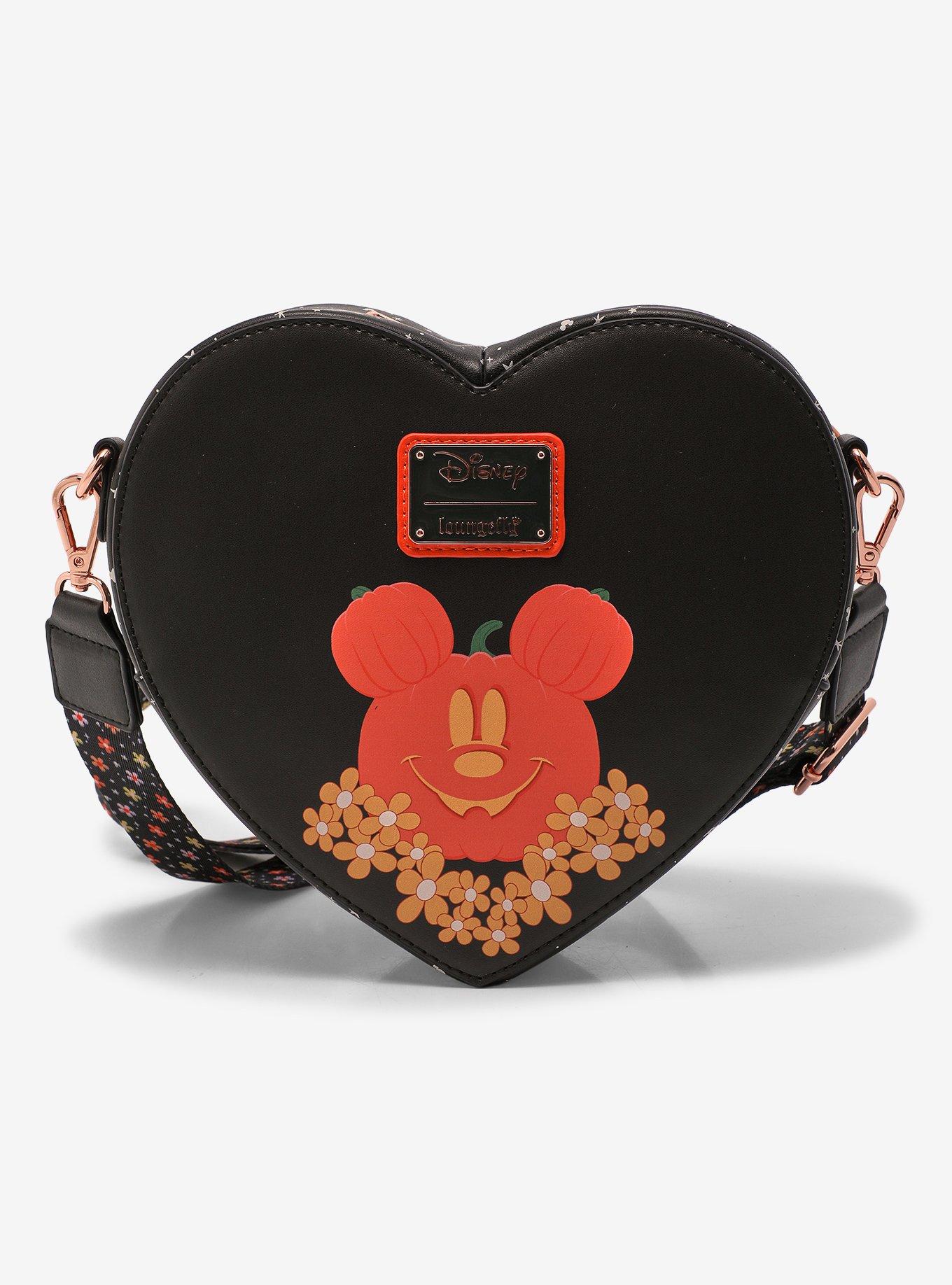 Loungefly Disney Mickey Mouse & Minnie Mouse Ghosts Glow-In-The-Dark Crossbody Bag, , alternate