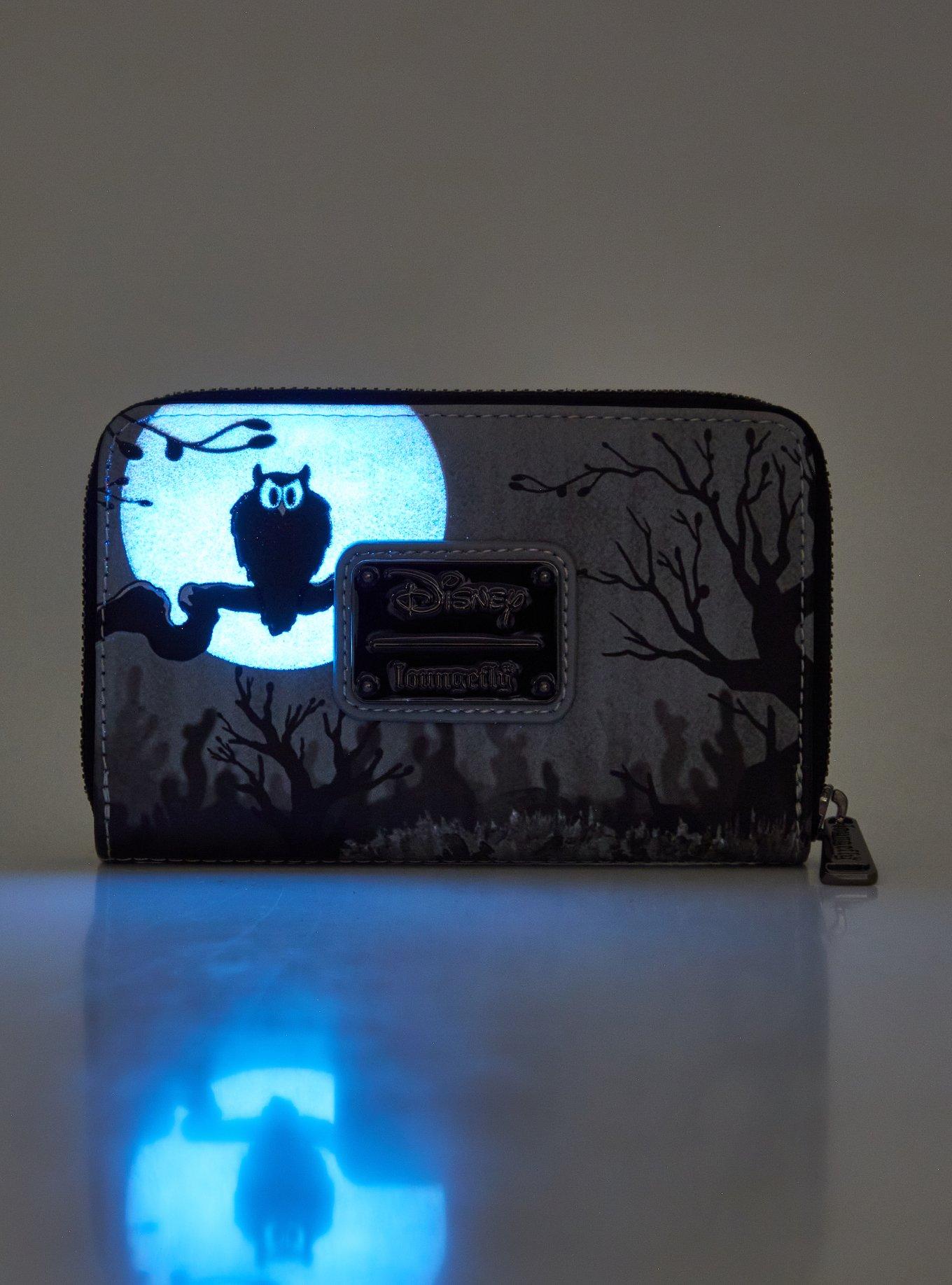 Loungefly Disney The Skeleton Dance Glow-in-the-Dark Zip Wallet, , hi-res