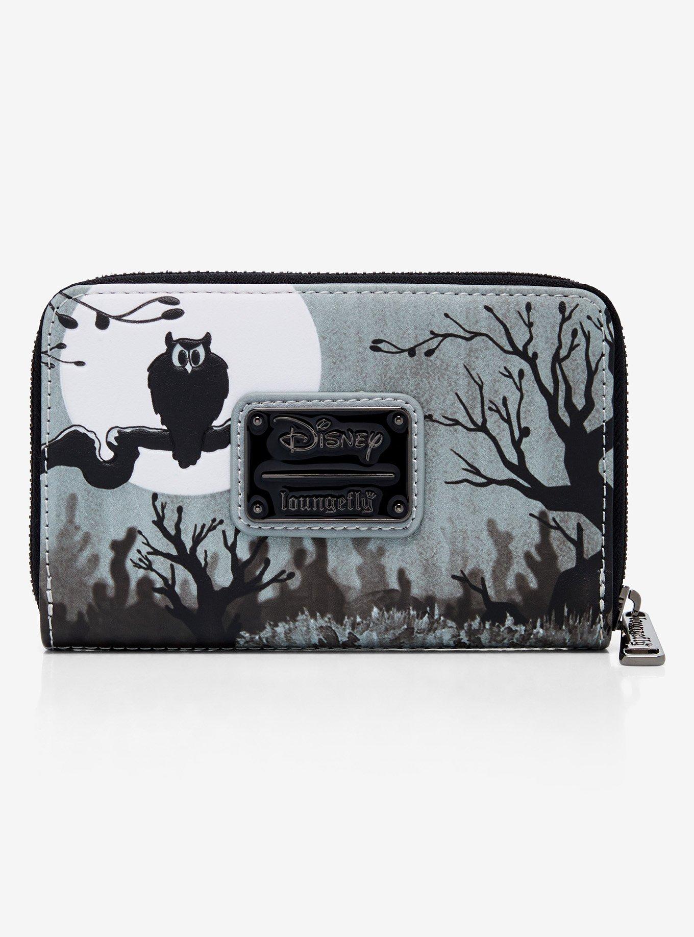 Loungefly Disney The Skeleton Dance Glow-in-the-Dark Zip Wallet, , alternate