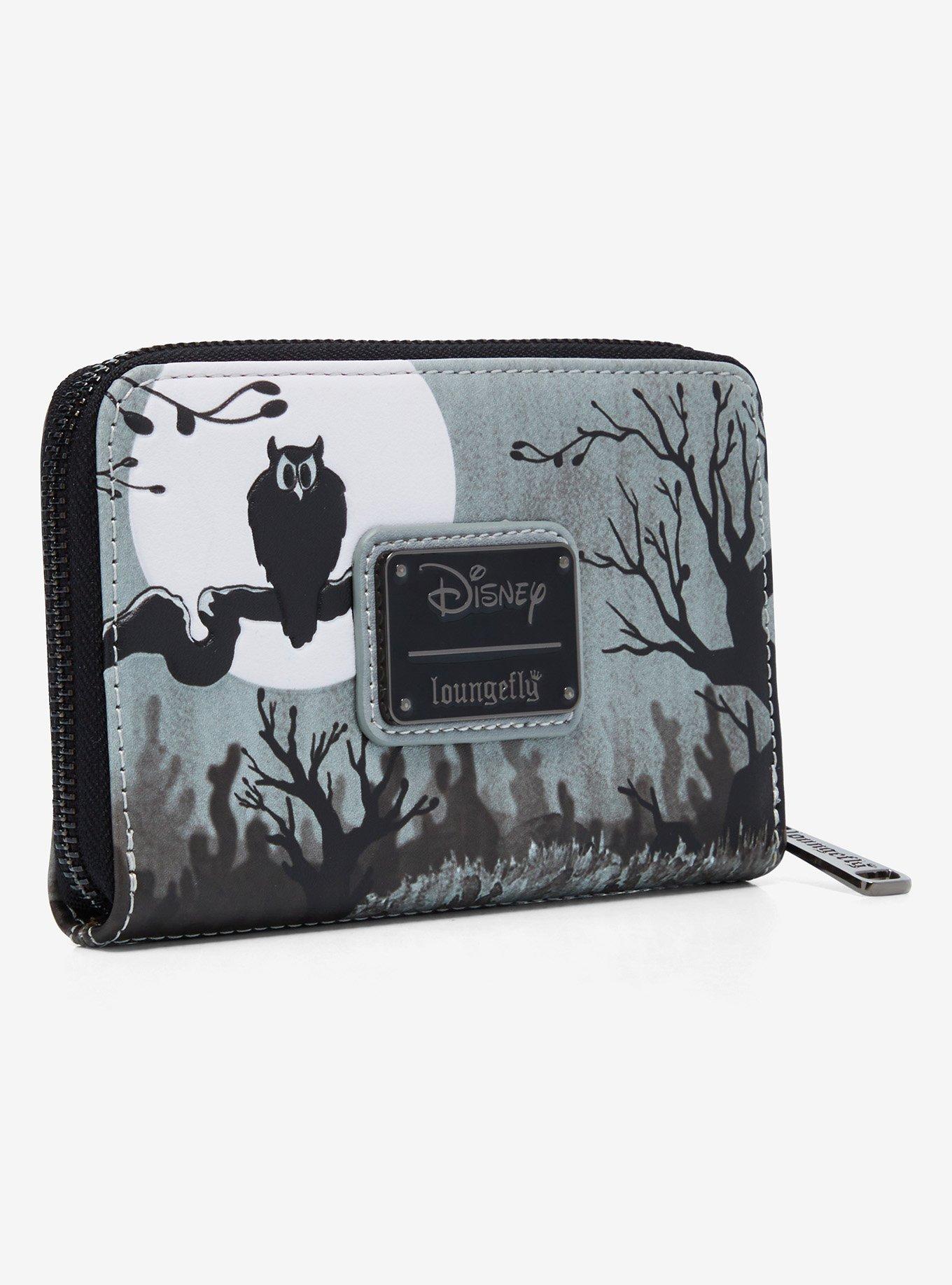 Loungefly Disney The Skeleton Dance Glow-in-the-Dark Zip Wallet, , alternate