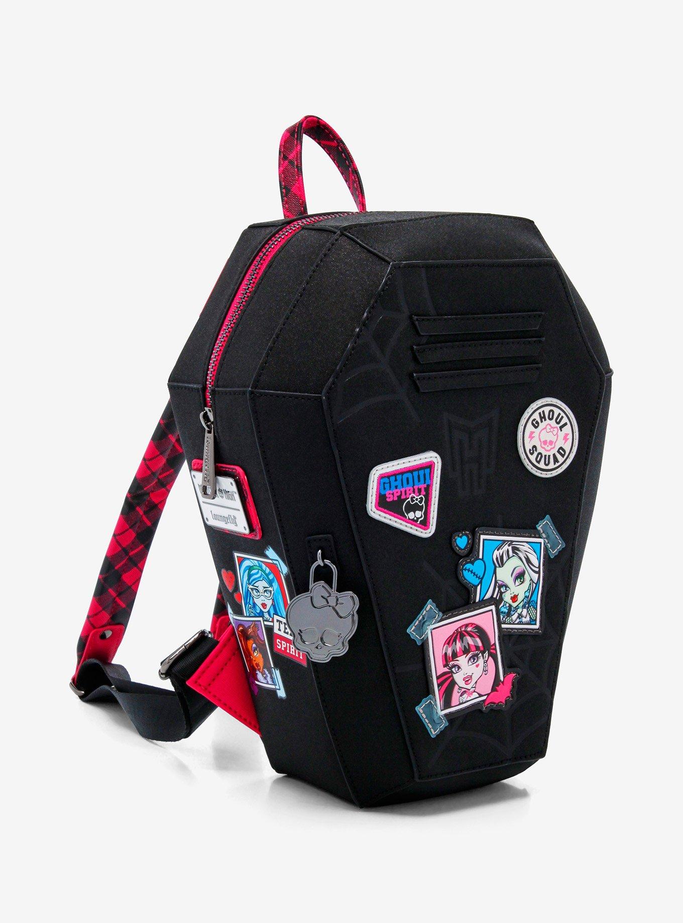 Loungefly Monster High Coffin Locker Figural Mini Backpack, , alternate