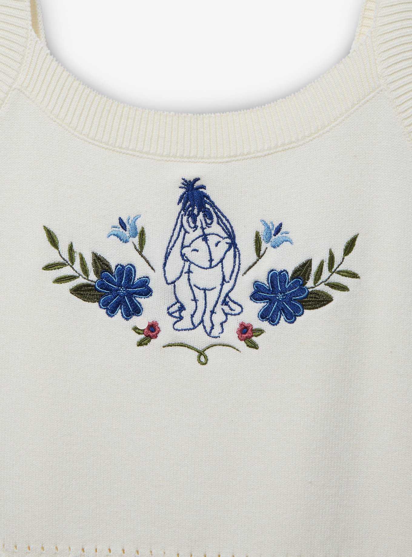 Disney Winnie the Pooh Eeyore Embroidered Women's Plus Size Knit Tank — BoxLunch Exclusive, , hi-res