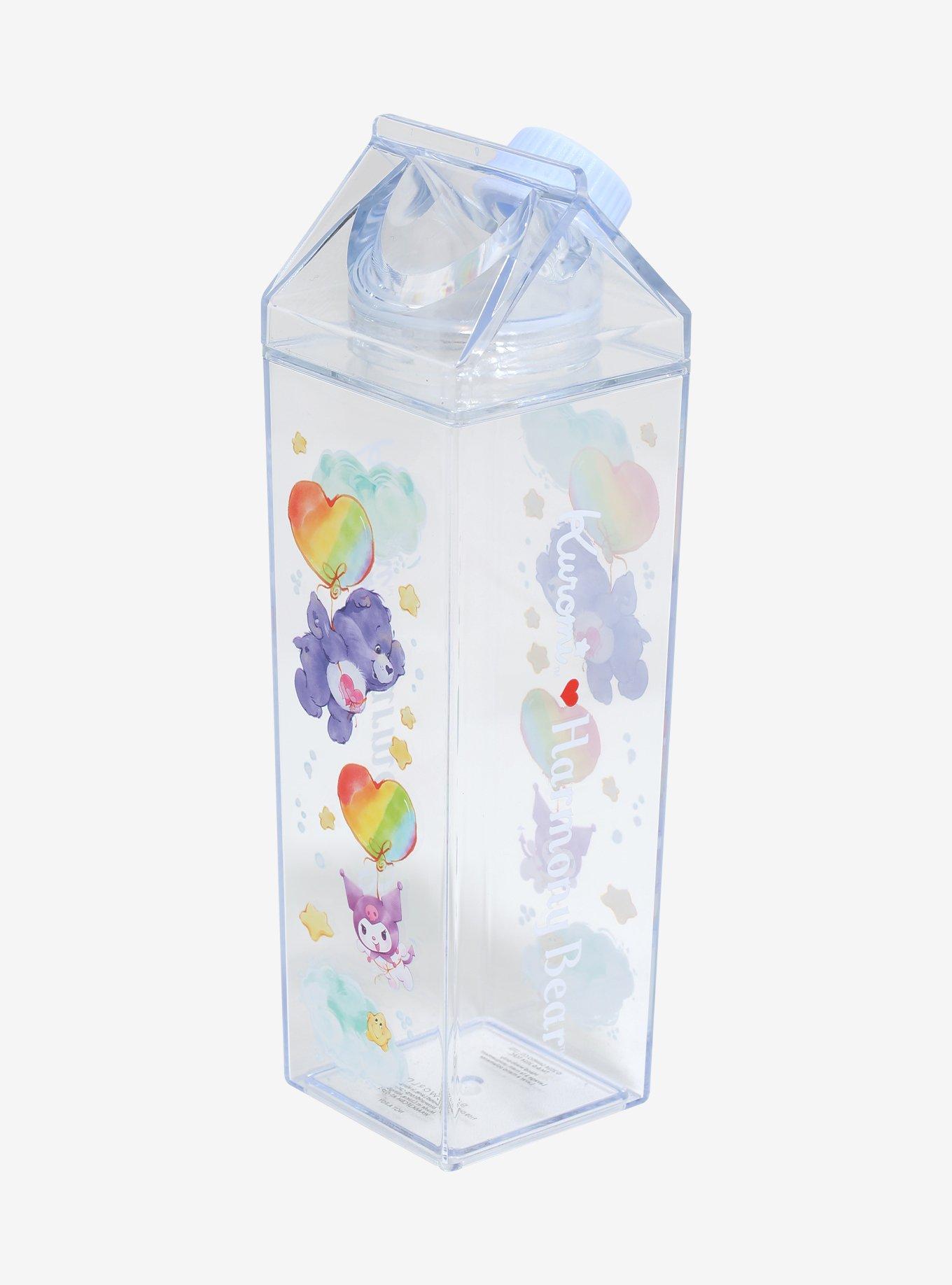 Kuromi & Harmony Bear Clouds Milk Carton Water Bottle, , alternate