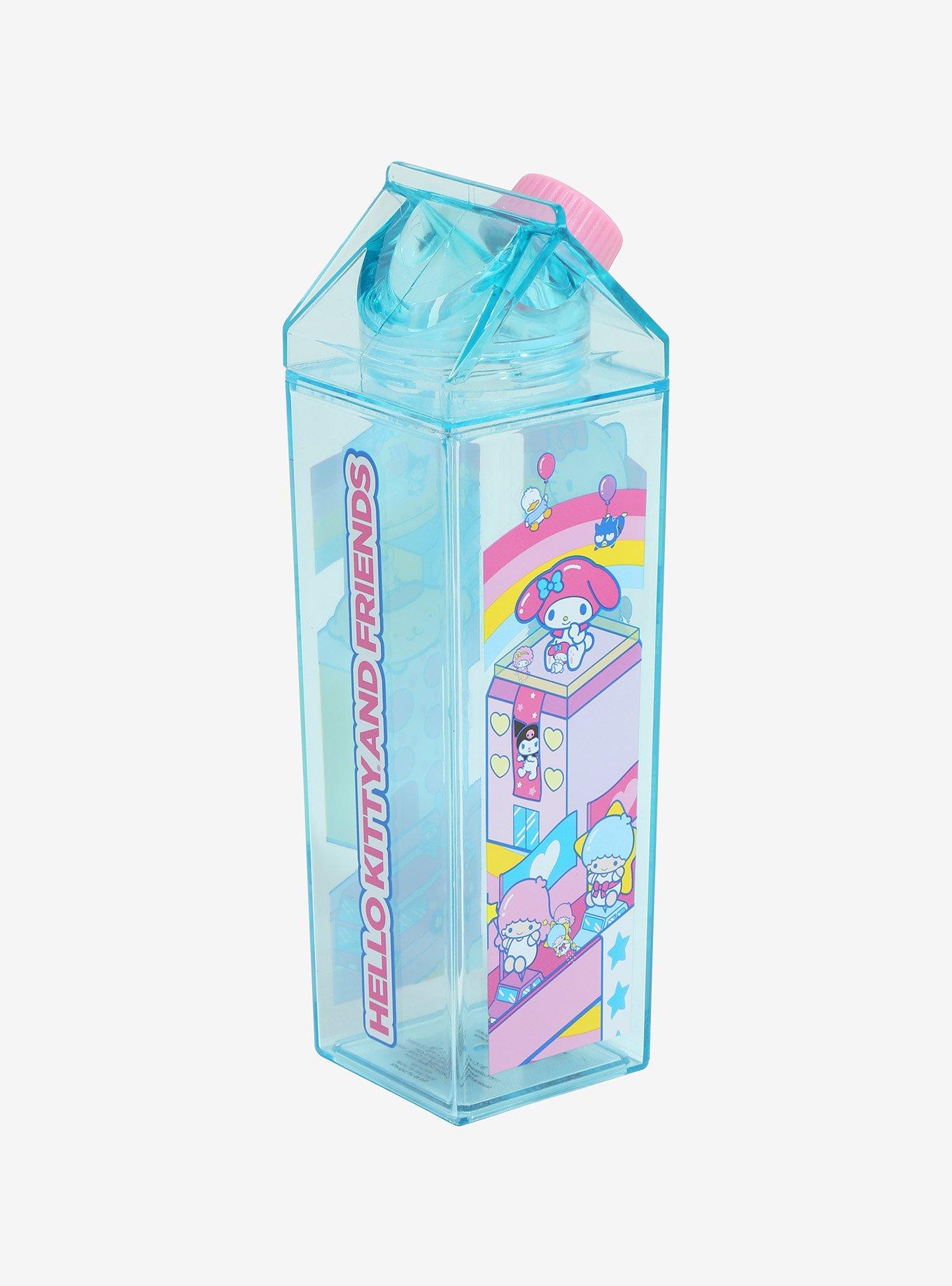 Hello Kitty And Friends Balloon Town Milk Carton Water Bottle, , hi-res