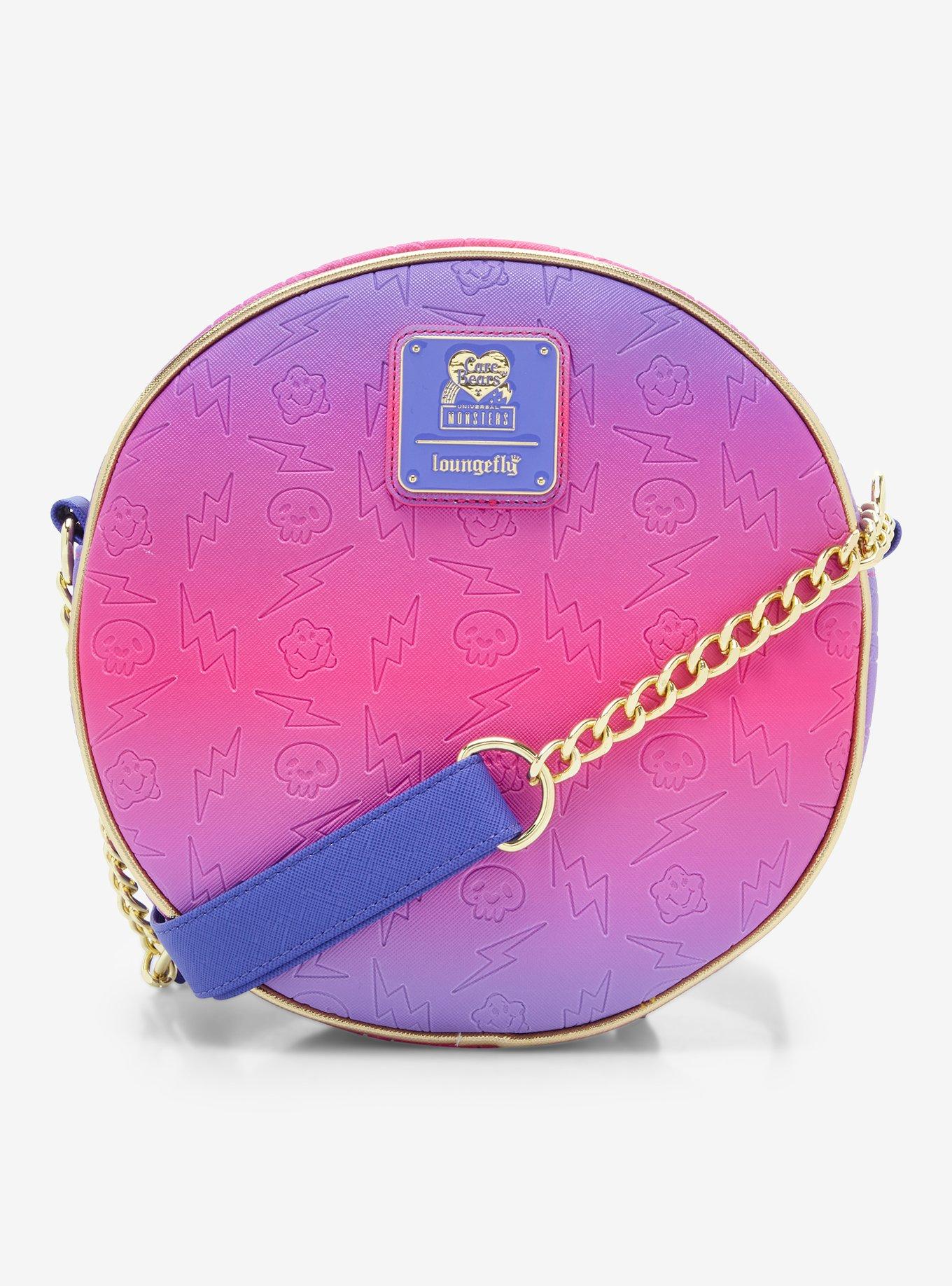 Loungefly Care Bears X Universal Monsters Cheerbear Bride Of Frankenstein Crossbody Bag, , alternate