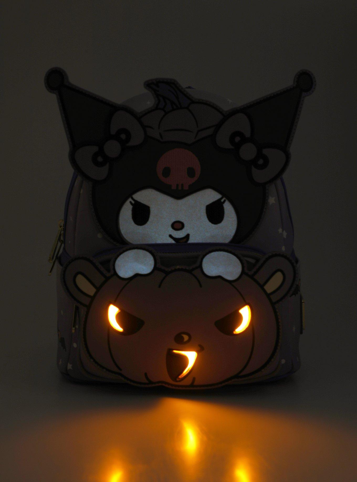 My Melody & Kuromi Halloween Light Up Glow-In-The-Dark Mini Backpack, , alternate