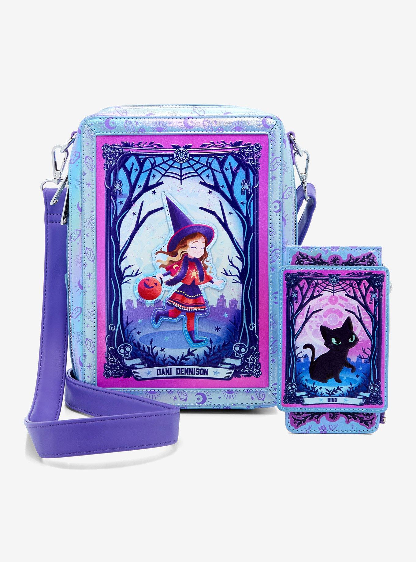 Loungefly Disney Hocus Pocus Dani Dennsion & Binx Crossbody Bag, , alternate