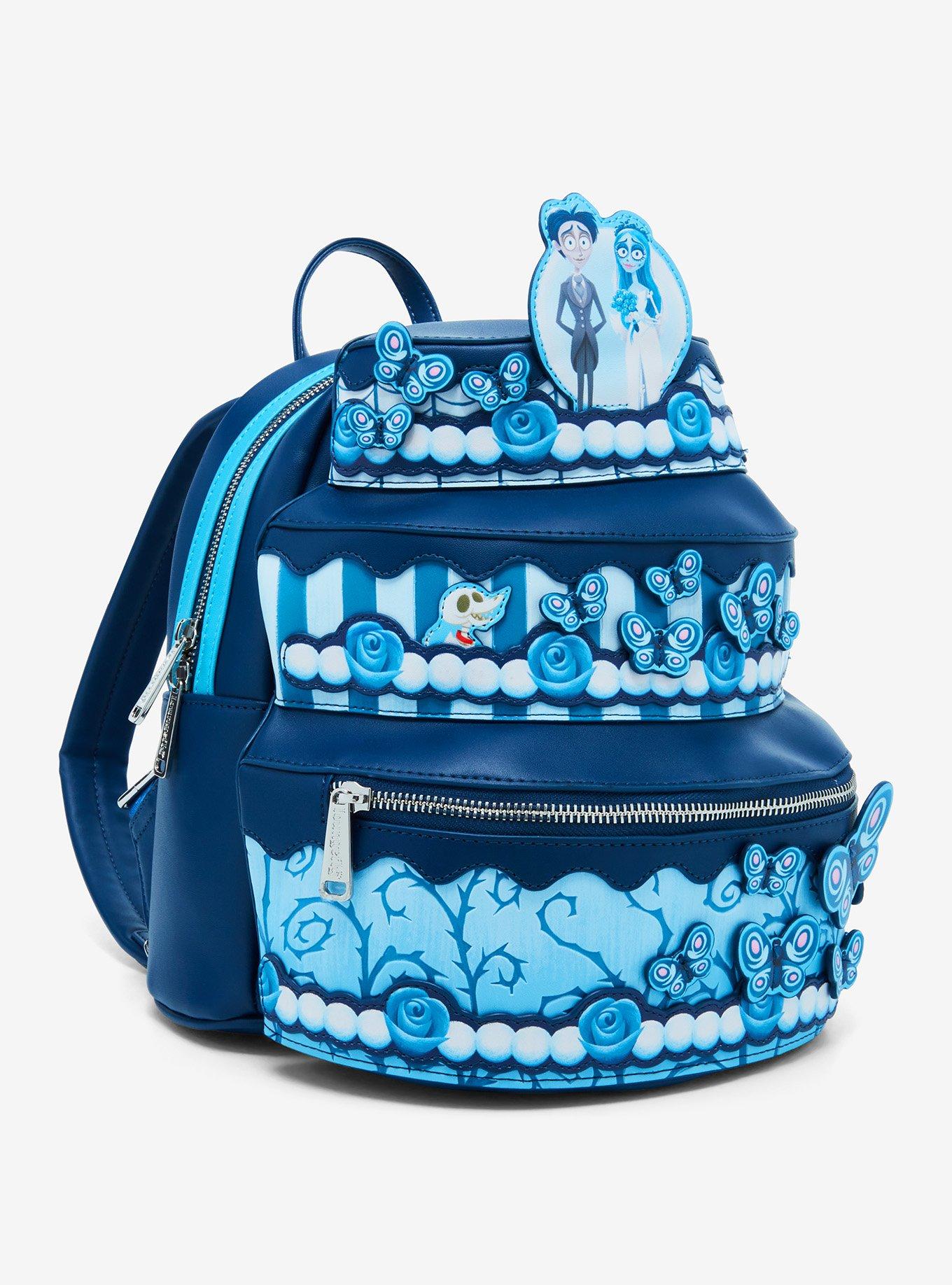 Loungefly Corpse Bride Wedding Cake Figural Mini Backpack, , alternate