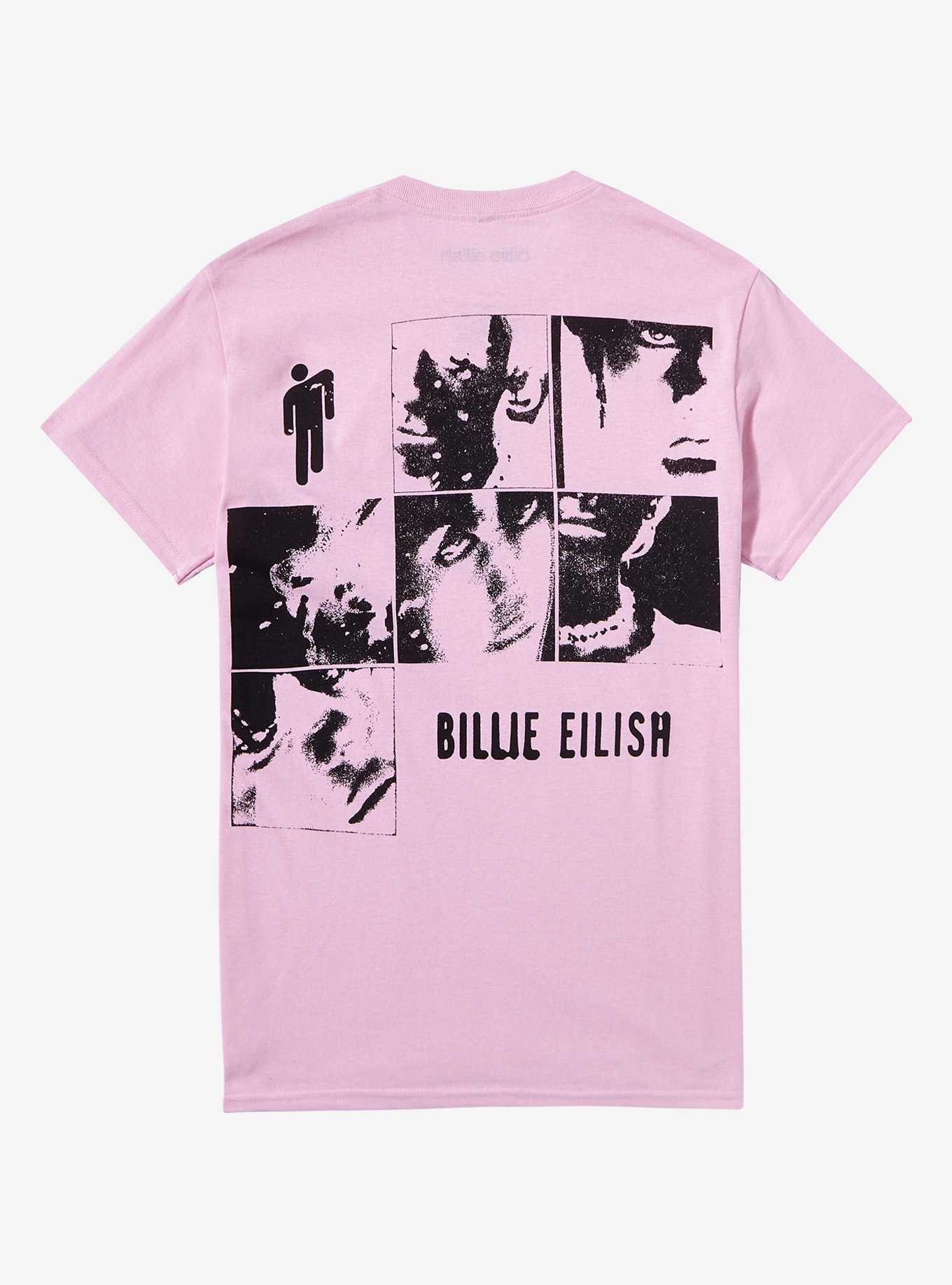 Billie Eilish Photo Grid Boyfriend Fit Girls T-Shirt, , hi-res