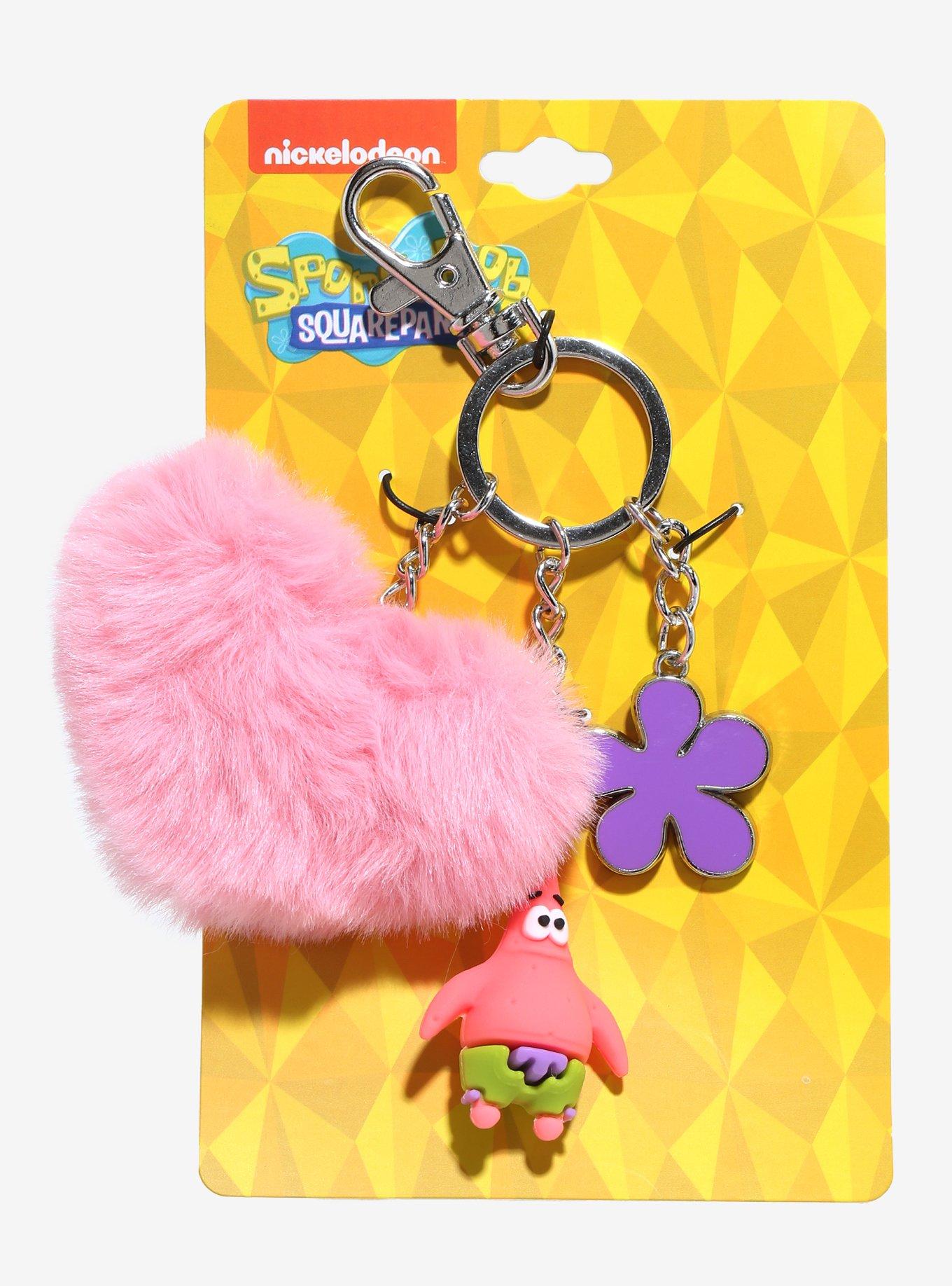 SpongeBob SquarePants Patrick Pom Pom Multi-Charm Keychain, , alternate