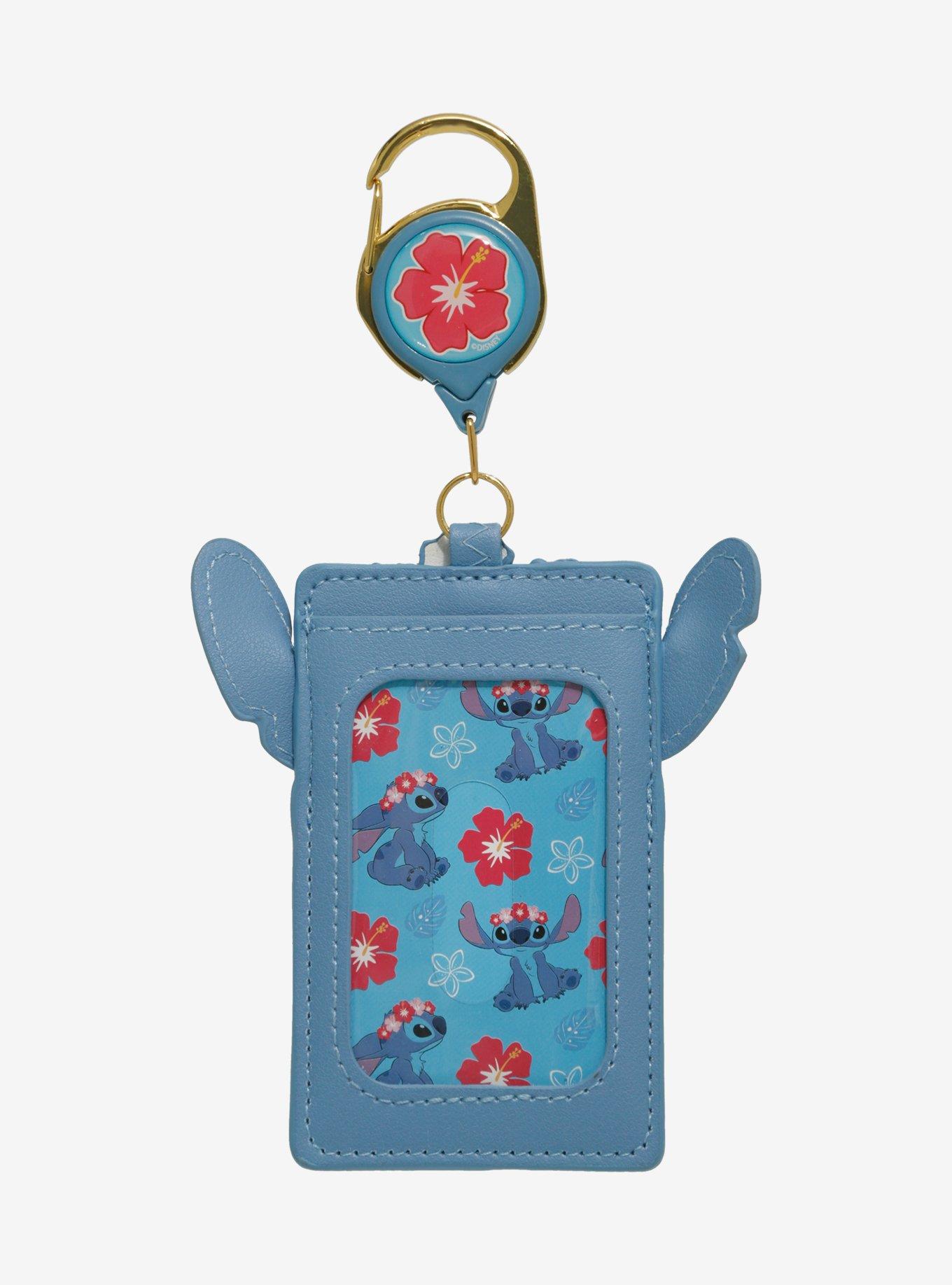 Disney Lilo & Stitch Flower Crown Stitch Retractable Lanyard - BoxLunch Exclusive