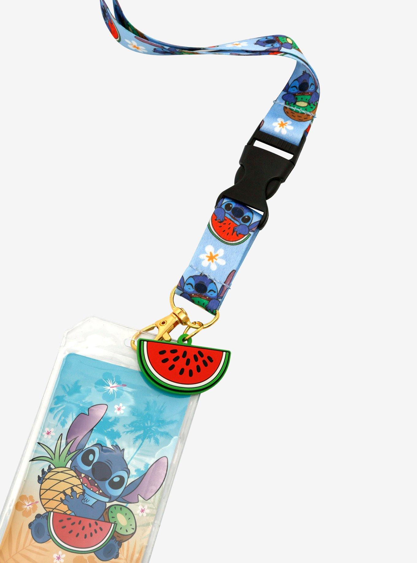 Disney Lilo & Stitch Watermelon Lanyard &mdash; BoxLunch Exclusive, , alternate