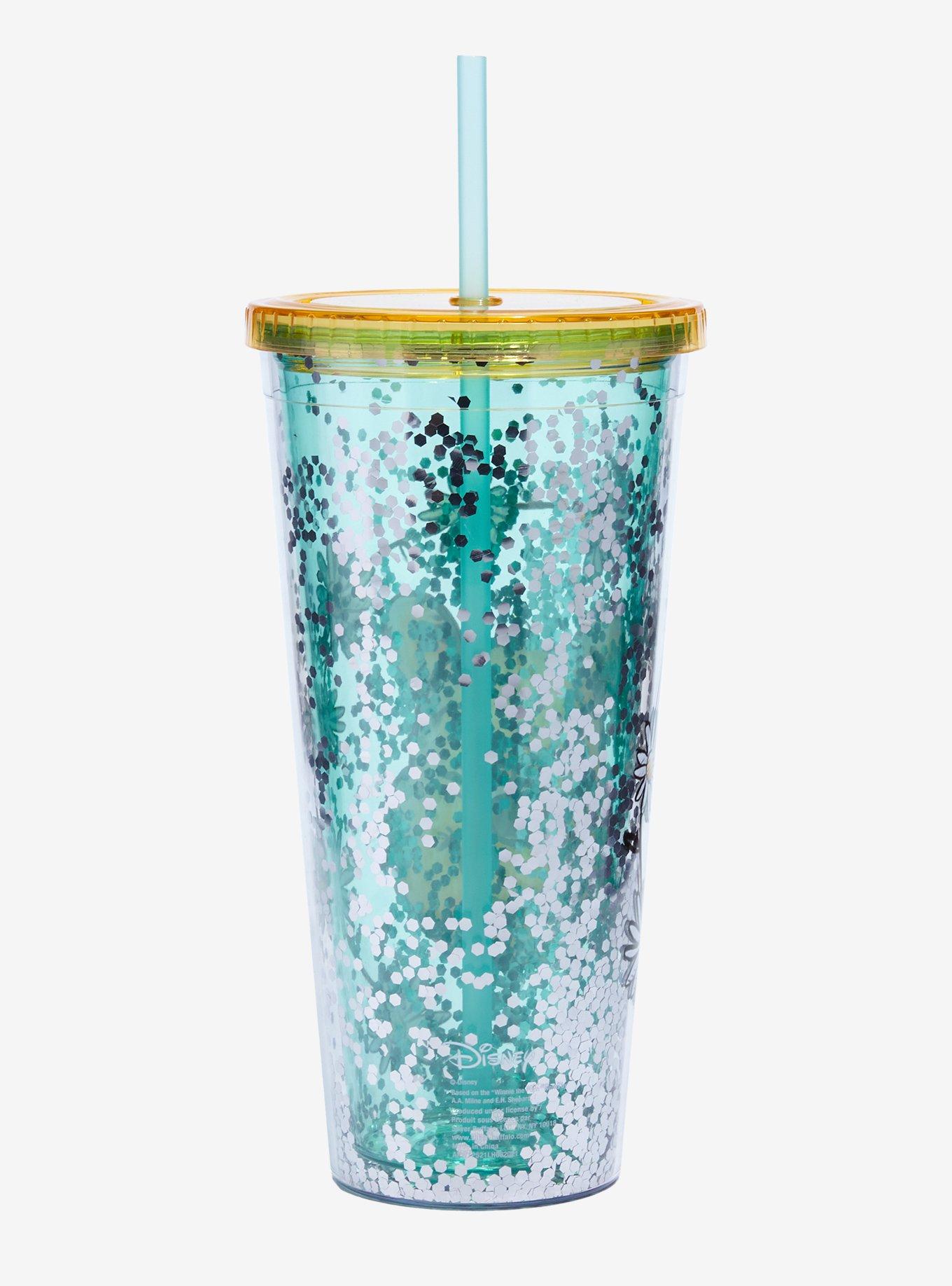 Disney Winnie The Pooh Daisy Glitter Acrylic Travel Cup, , hi-res