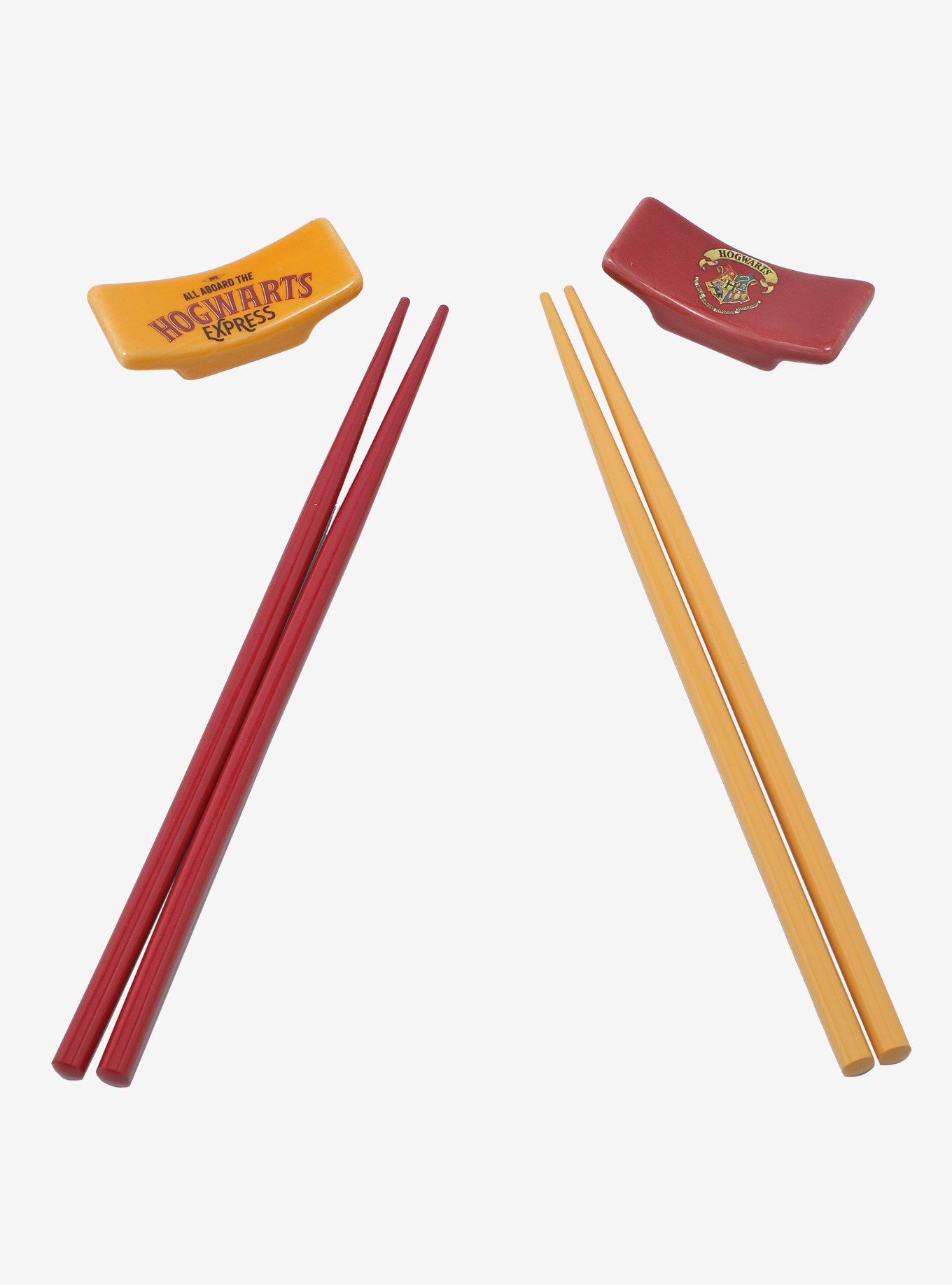 Harry Potter Hogwarts Chopstick and Rest Set, , alternate