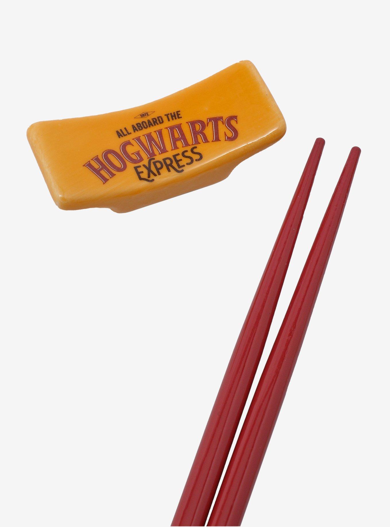 Harry Potter Hogwarts Chopstick and Rest Set, , alternate