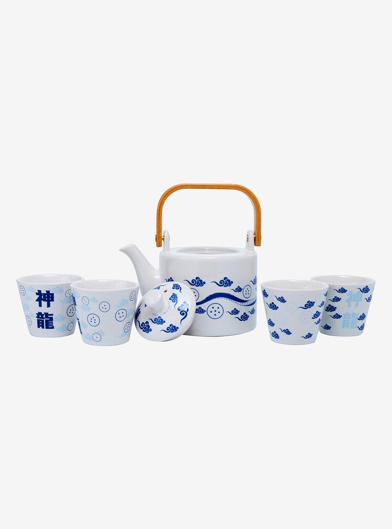 Dragon Ball Z Blue & White Icons Tea Set