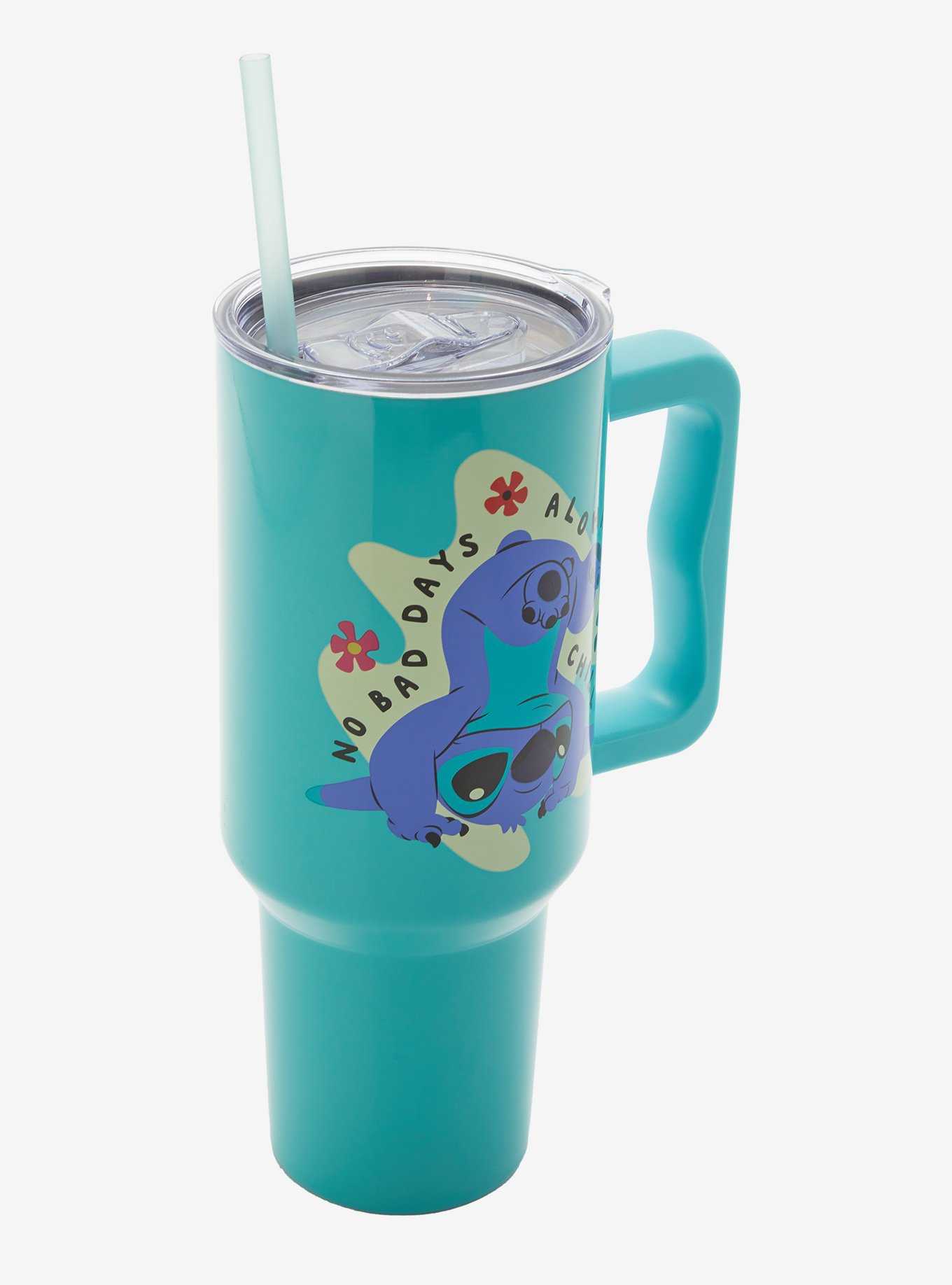 Disney Lilo & Stitch Aloha Travel Mug With Handle, , hi-res
