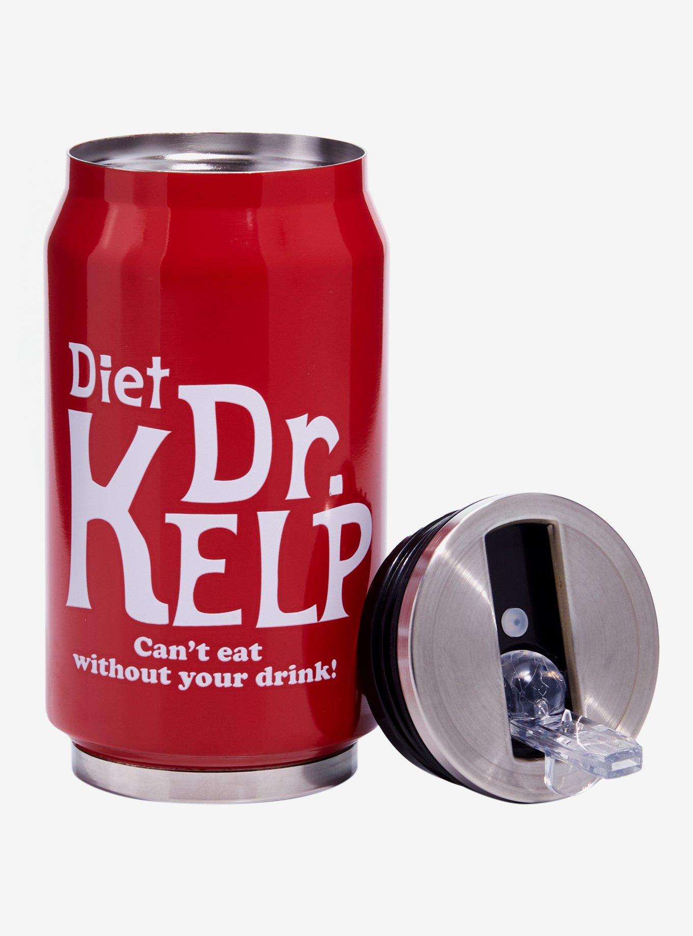 SpongeBob SquarePants Diet Dr. Kelp Soda Can Water Bottle, , alternate