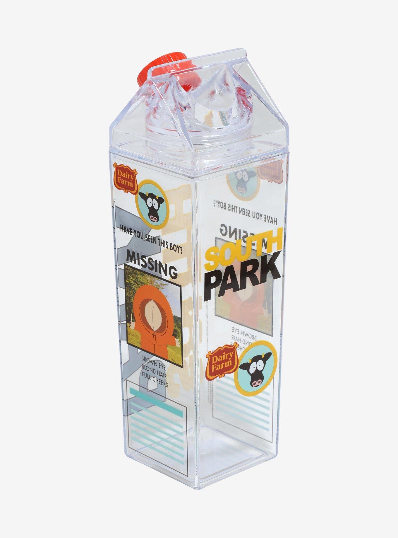 South Park Kenny Missing Milk Carton Water Bottle, , hi-res