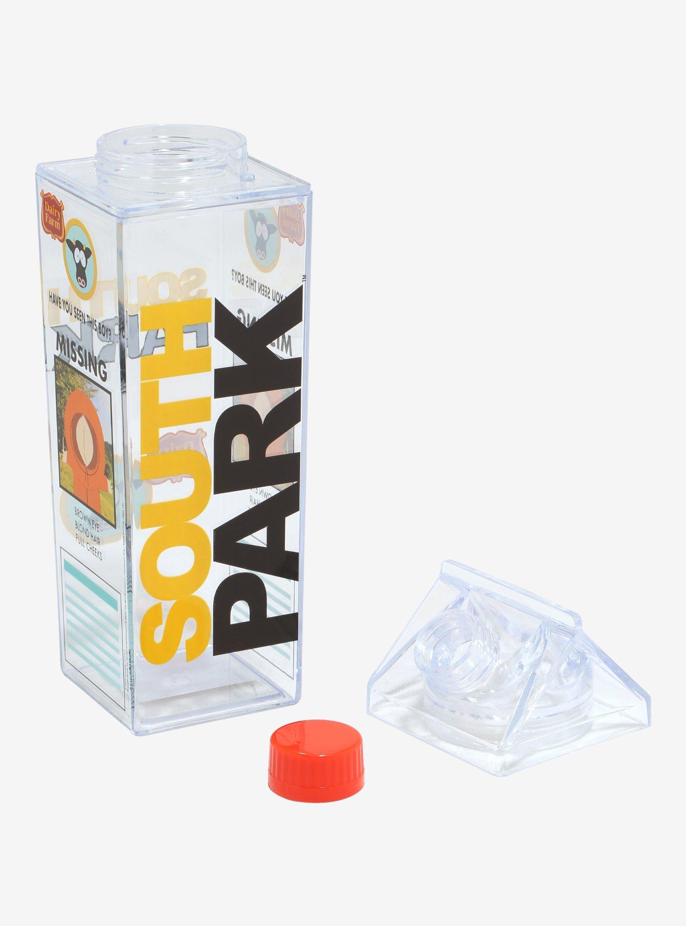South Park Kenny Missing Milk Carton Water Bottle, , alternate