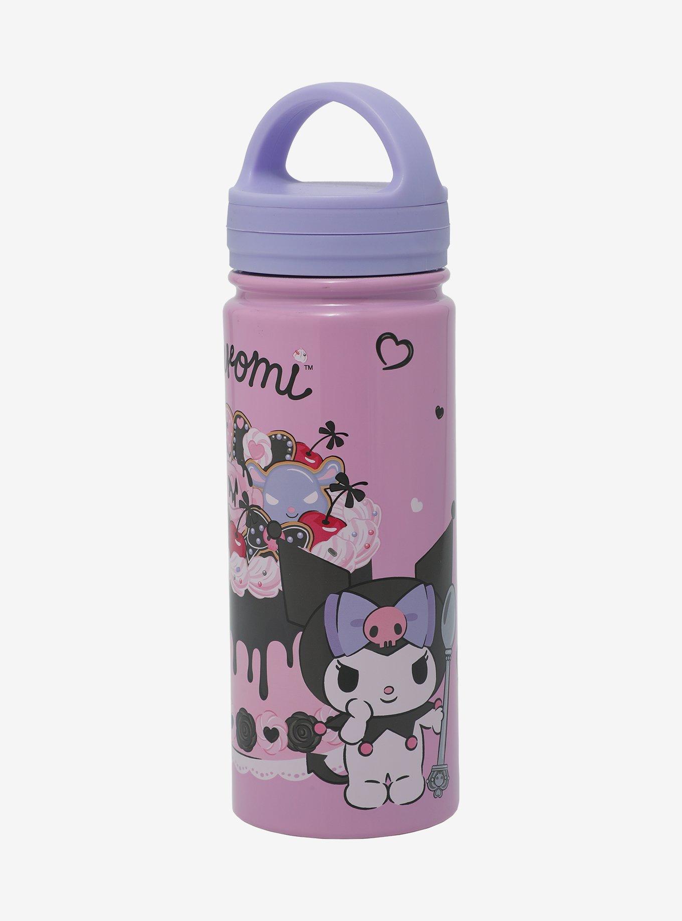 Kuromi Cake Stainless Steel Water Bottle, , hi-res