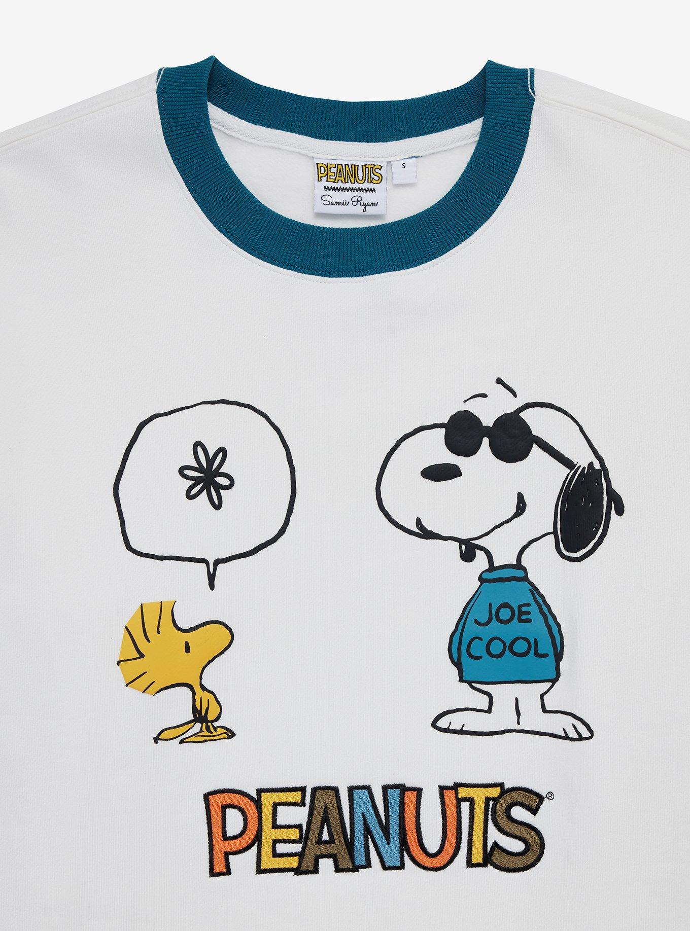 Samii Ryan Peanuts Snoopy and Woodstock Women's Crewneck, MULTI, alternate