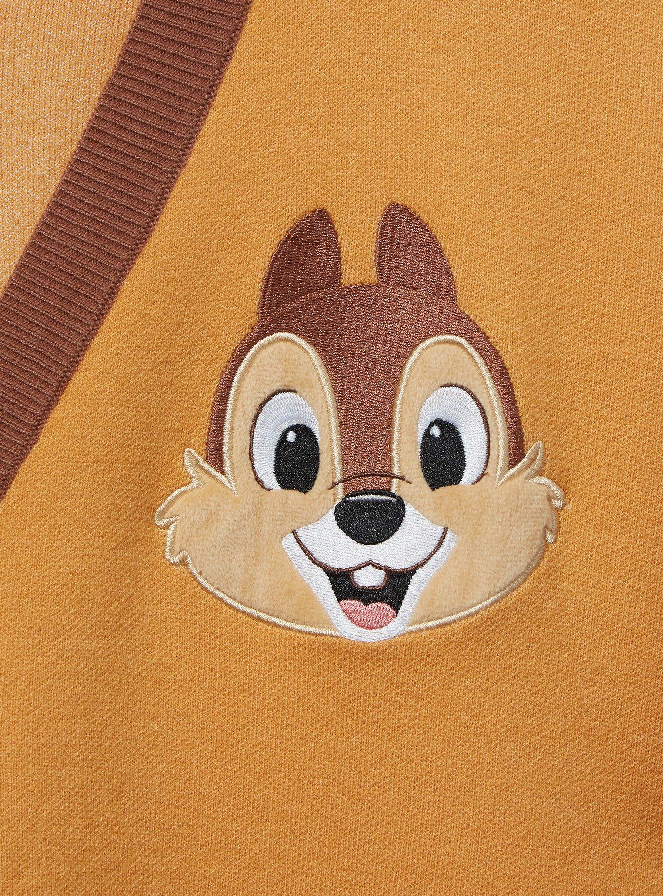Disney Chip & Dale Acorn Color Block Women's Plus Size Cropped Cardigan &mdash; BoxLunch Exclusive, MULTI, alternate