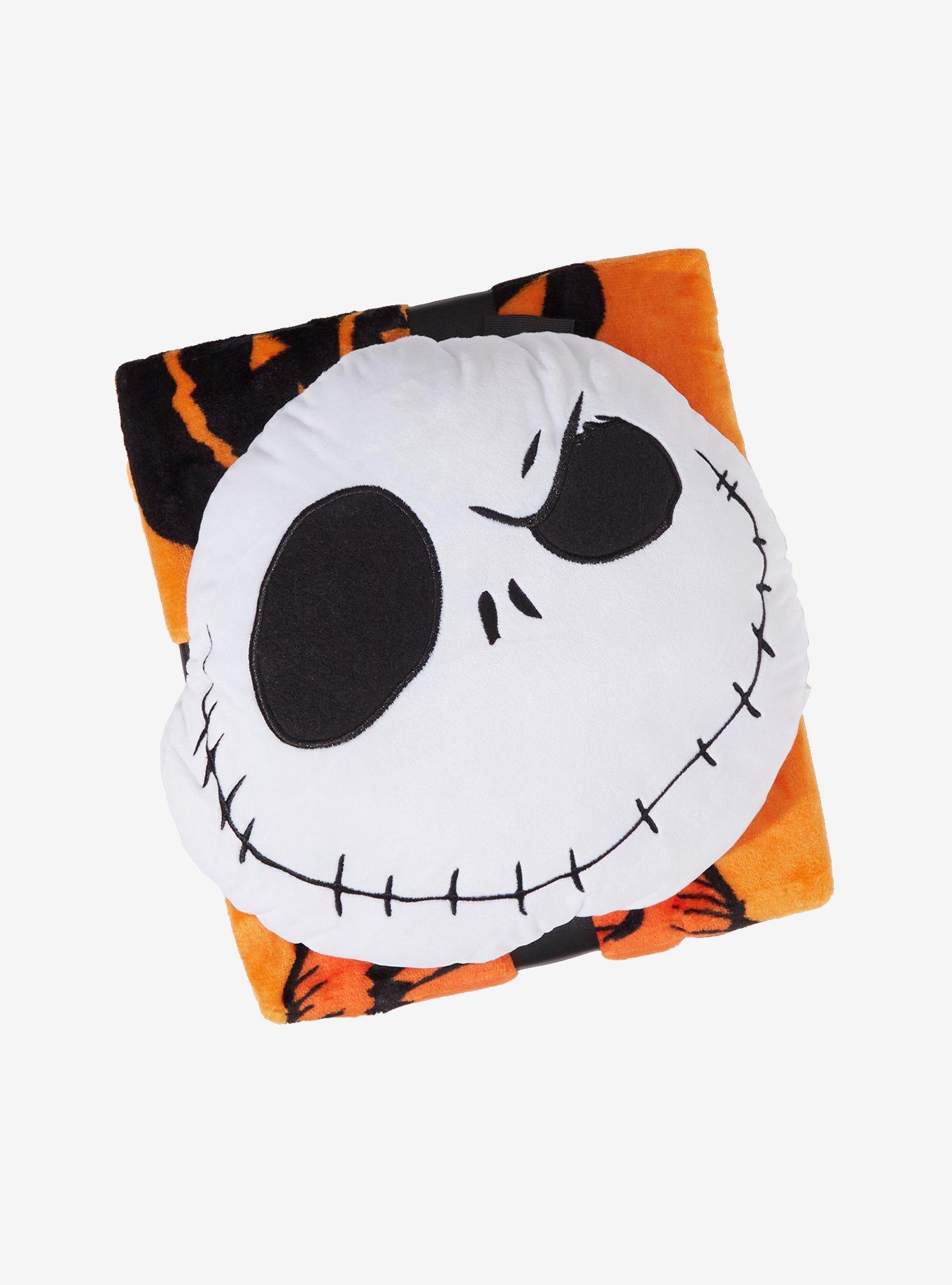 The Nightmare Before Christmas Pumpkin Pillow & Throw Blanket Set