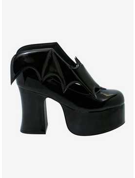 Strange Cvlt Black Vampira Platform Heels, , hi-res