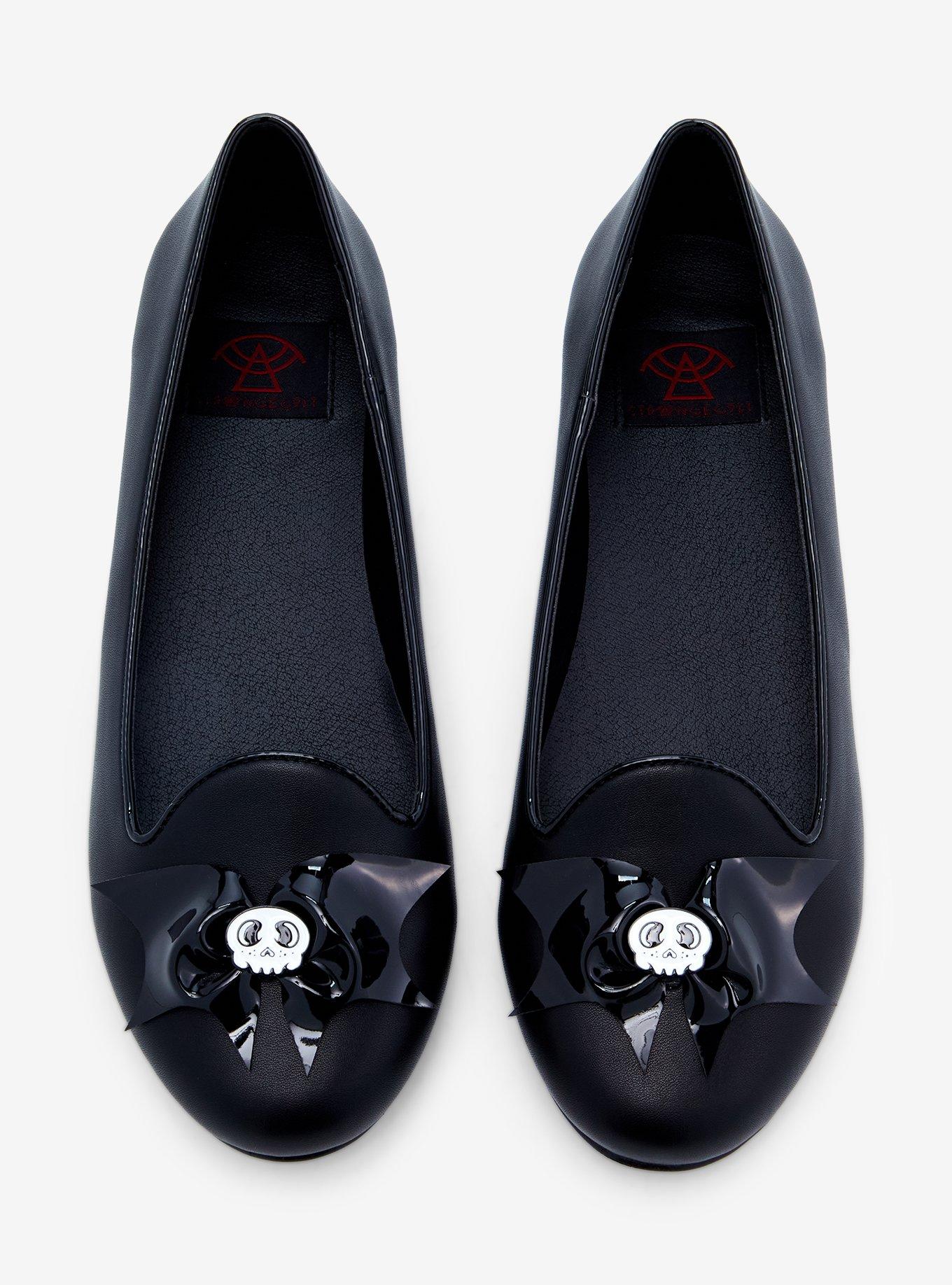 Strange Cvlt Skull Bat Wing Flats