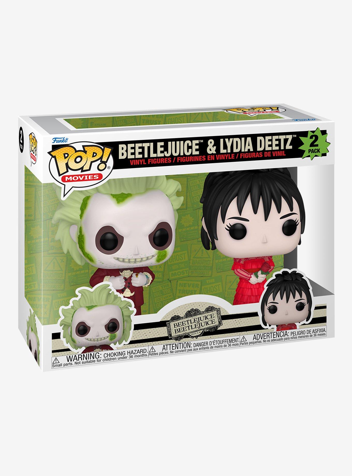 Funko Beetlejuice Beetlejuice Pop! Movies Beetlejuice & Lydia Deetz Vinyl Figure Set, , hi-res