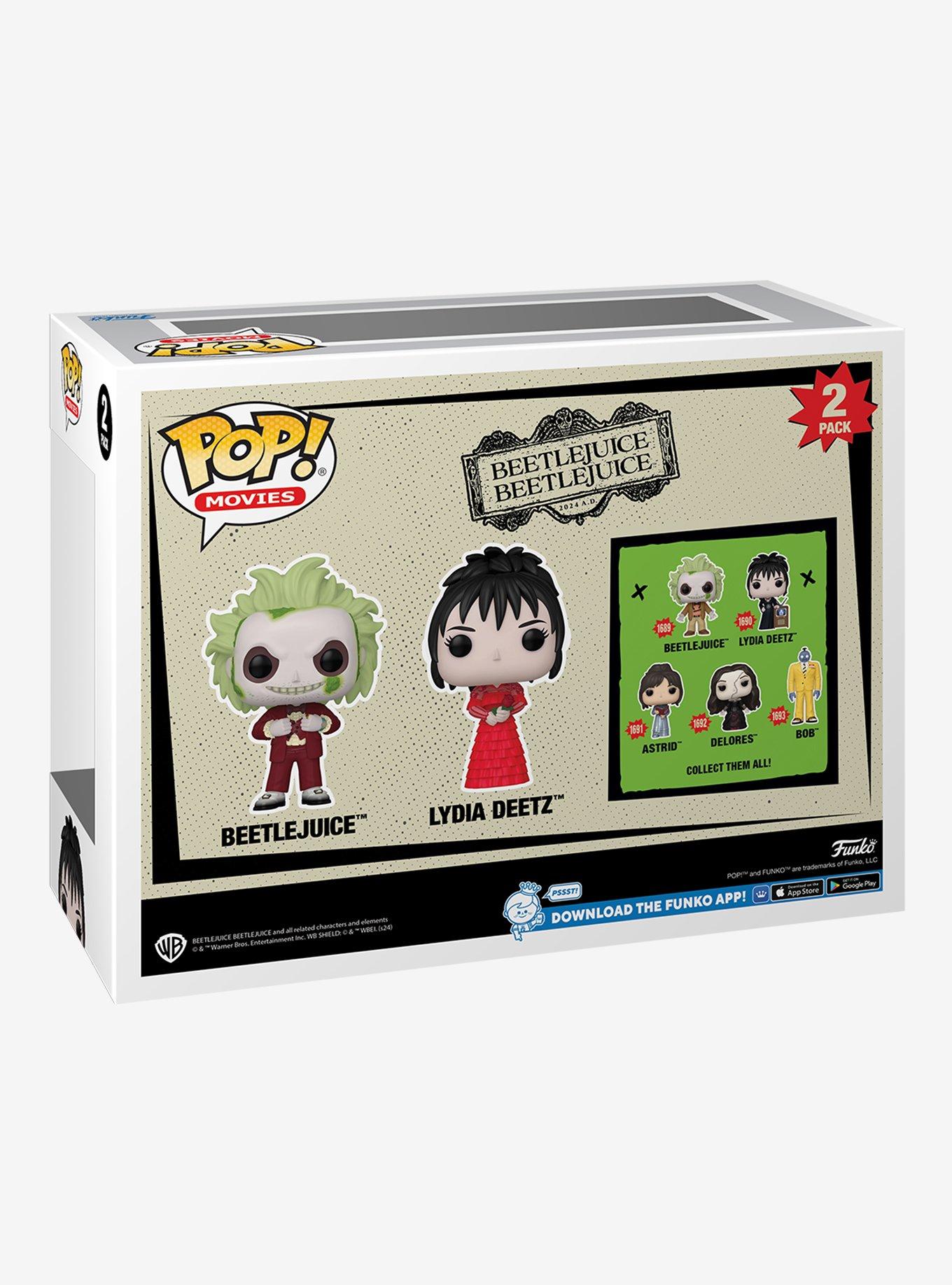 Funko Beetlejuice Beetlejuice Pop! Movies Beetlejuice & Lydia Deetz Vinyl Figure Set, , alternate