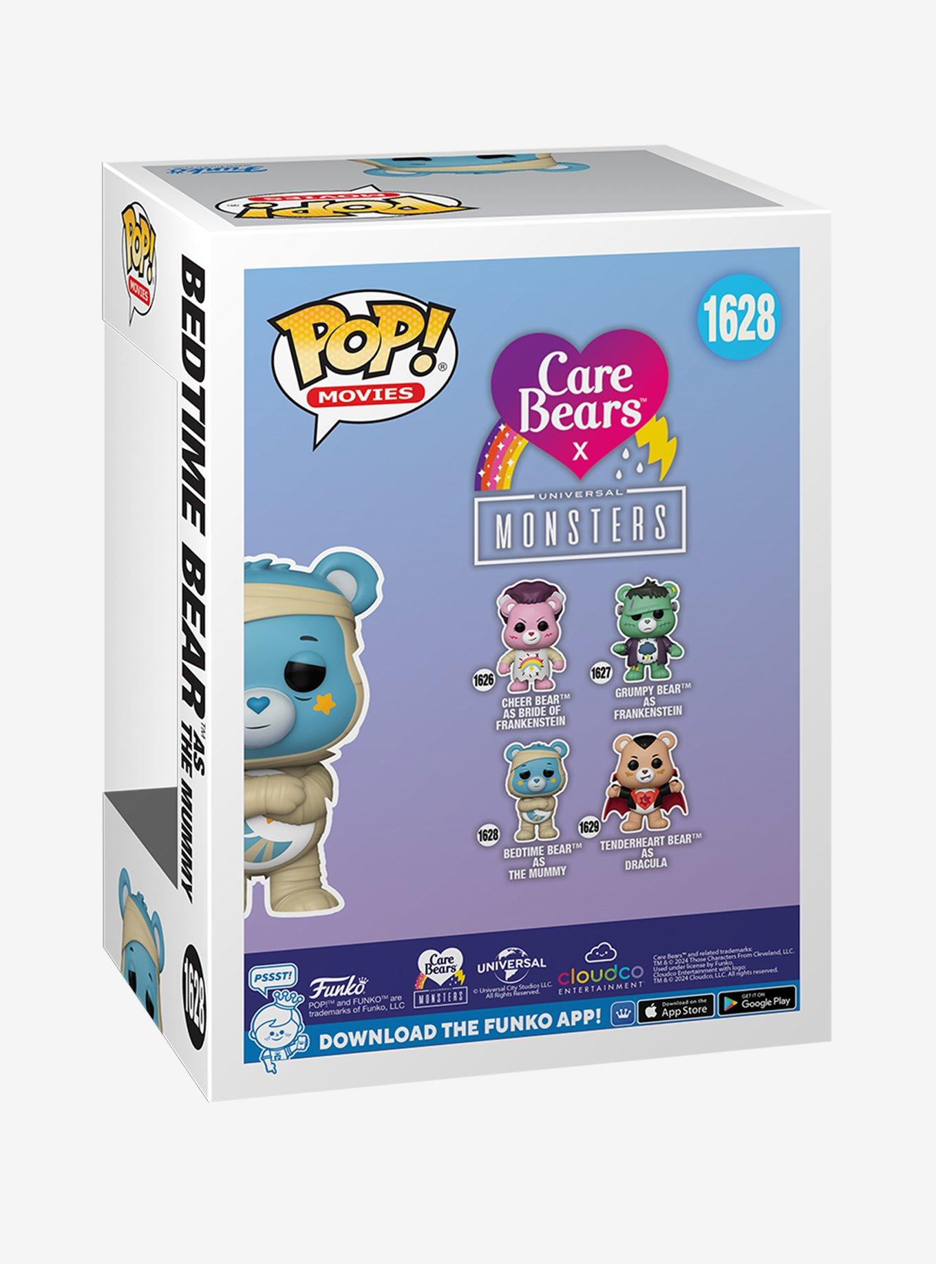 Funko Care Bears X Universal Monsters Pop! Movies Bedtime Bear As The Mummy Vinyl Figure, , alternate