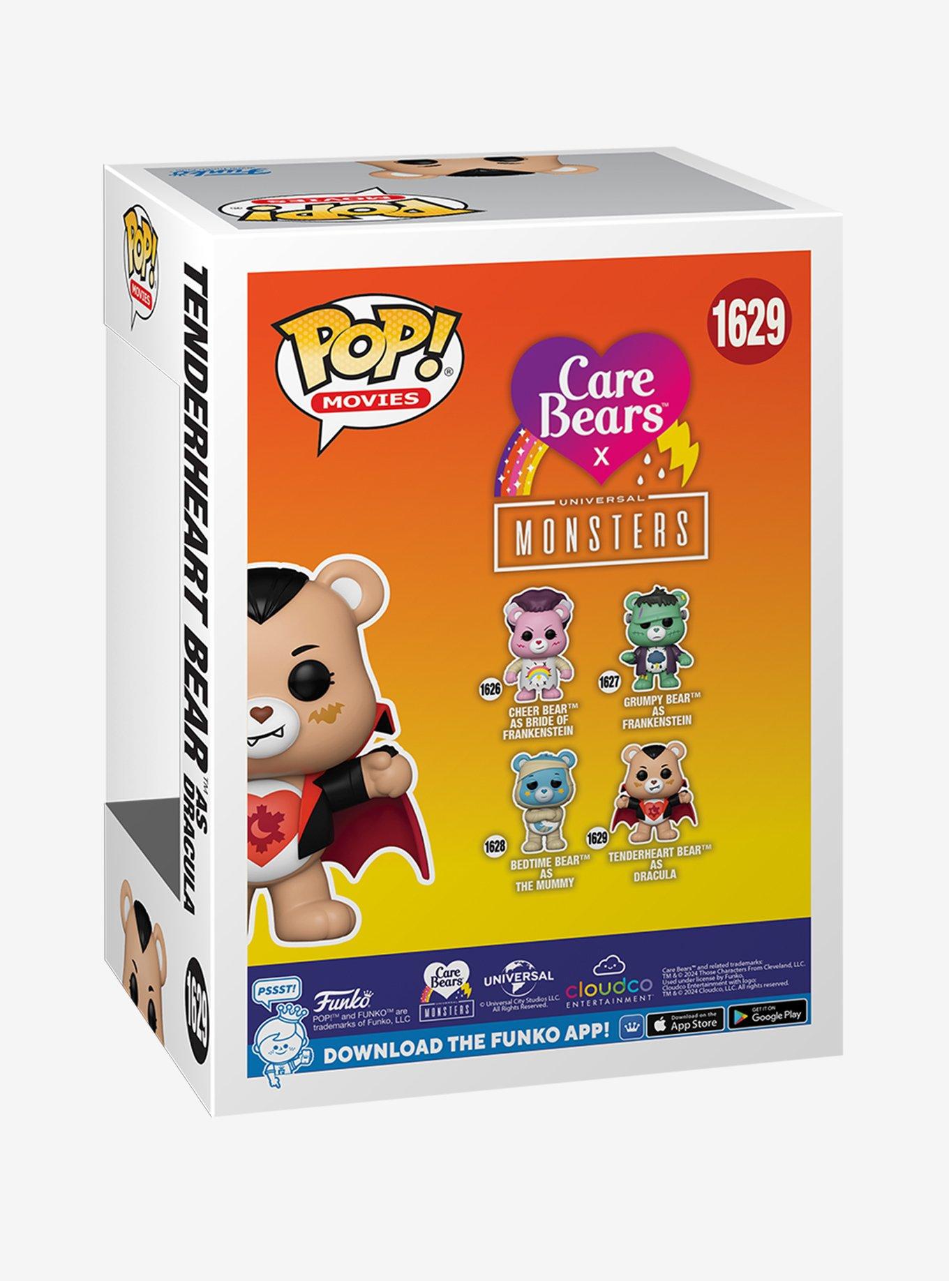 Funko Care Bears X Universal Monsters Pop! Movies Tenderheart Bear As Dracula Vinyl Figure