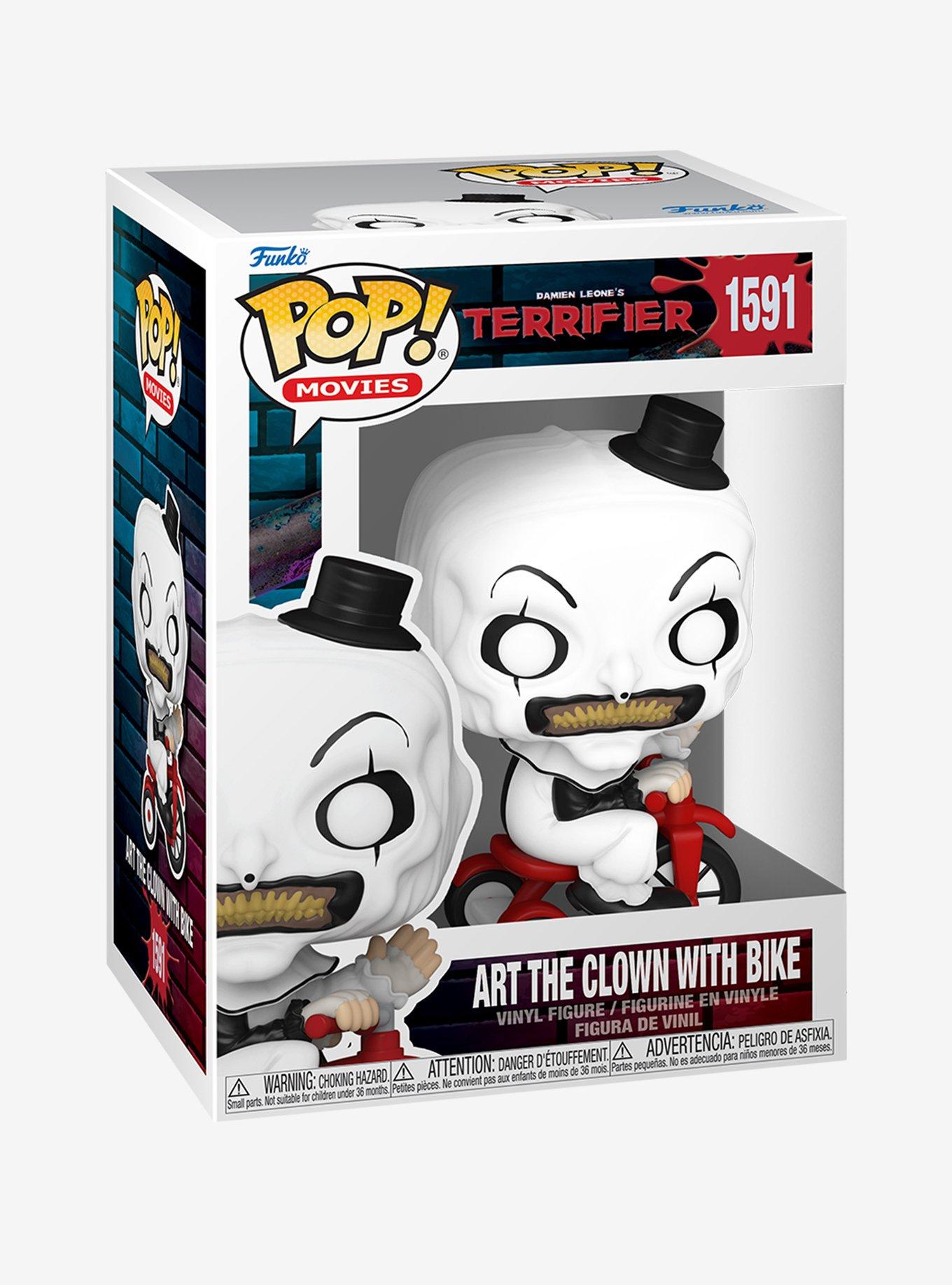 Funko Terrifier Pop! Movies Art The Clown With Bike Vinyl Figure, , hi-res