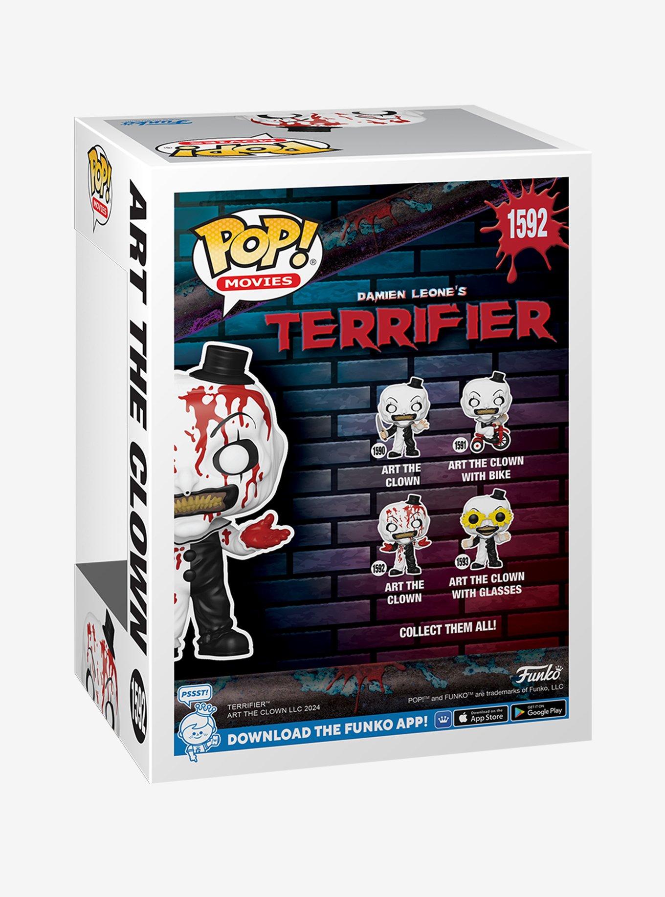 Funko Terrifier Pop! Movies Art The Clown (Bloody) Vinyl Figure, , alternate