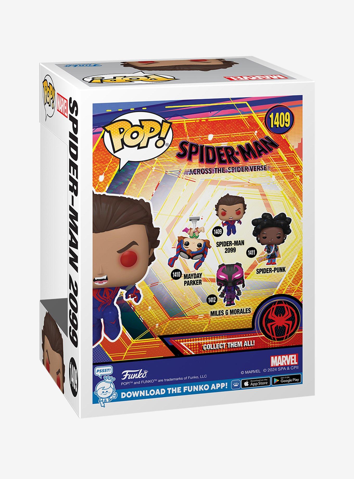 Funko Marvel Spider-Man Pop! Spider-Man 2099 (Unmasked) Vinyl Bobble-Head, , alternate