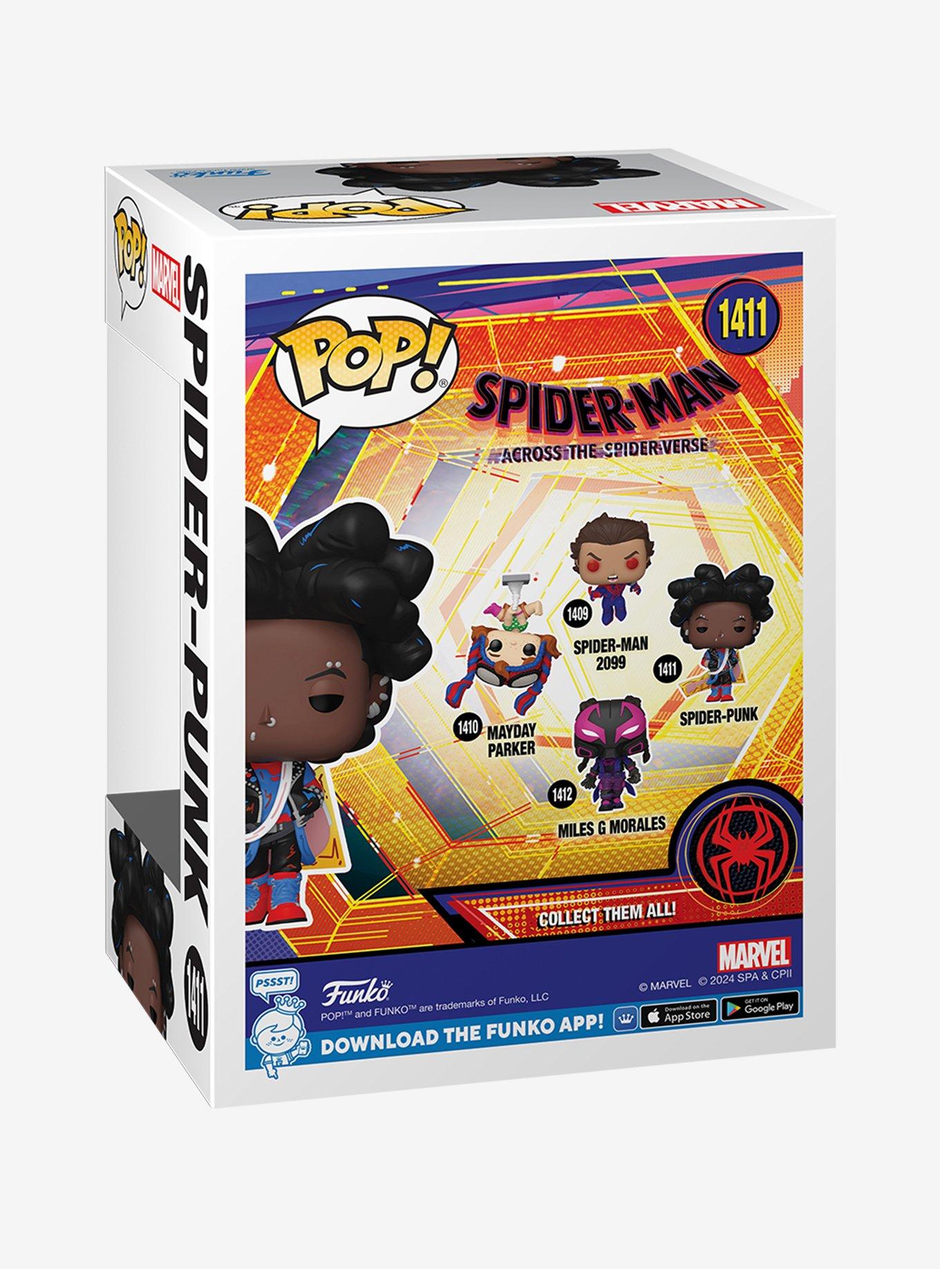 Funko Marvel Spider-Man Pop! Spider-Punk (Unmasked) Vinyl Bobble-Head, , alternate
