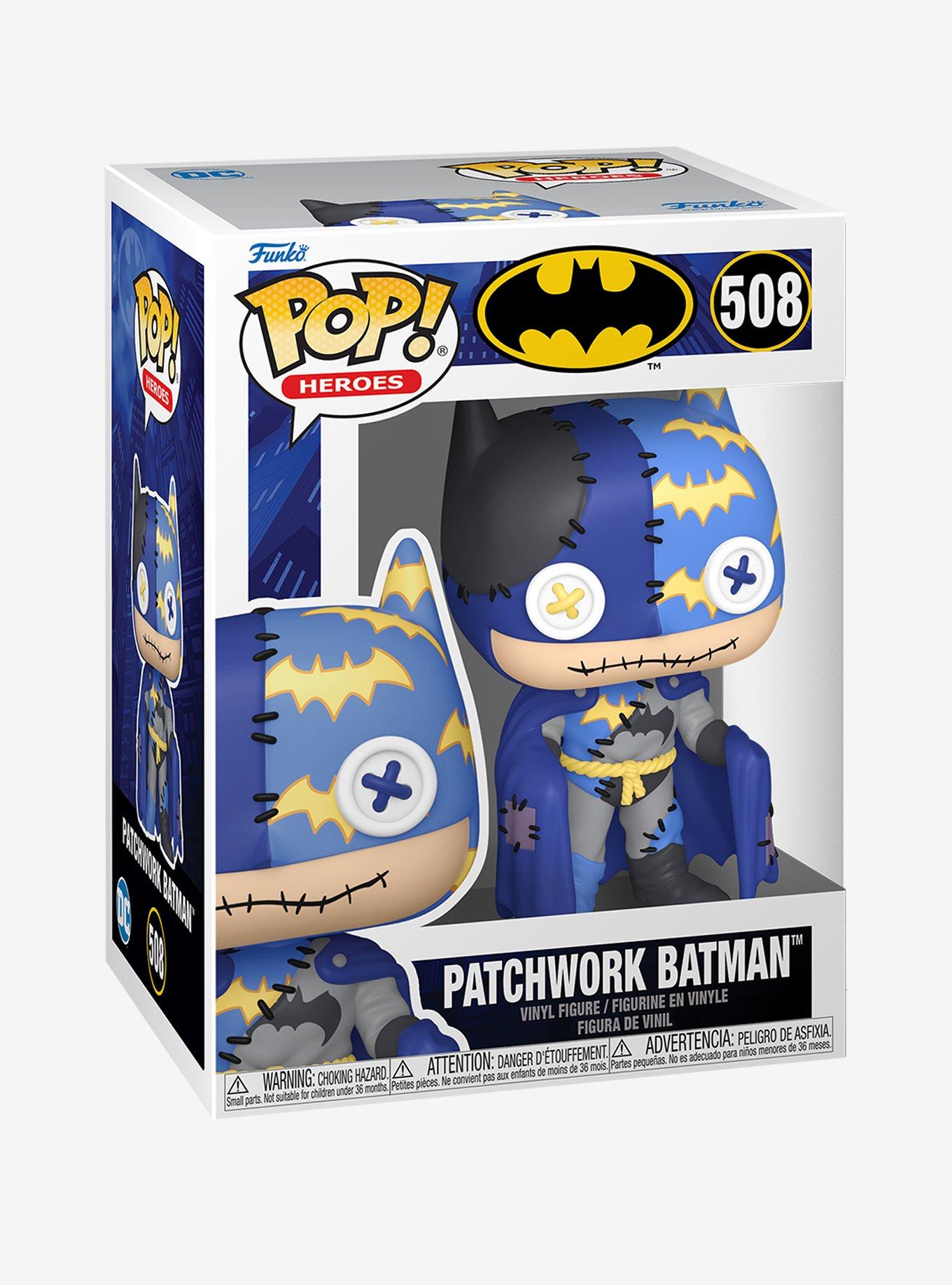 Funko DC Comics Batman Pop! Heroes Patchwork Batman Vinyl Hero, , hi-res