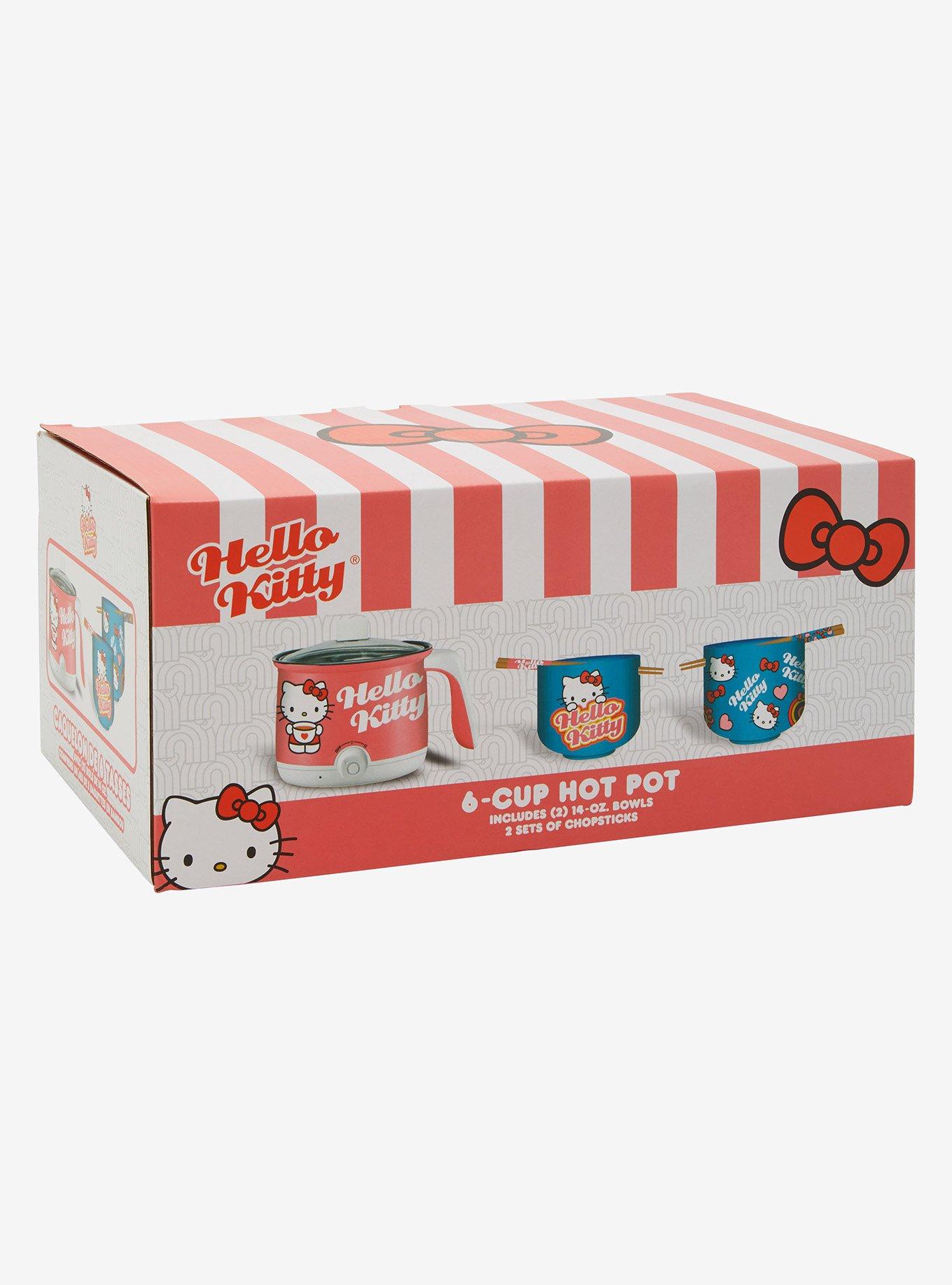 Sanrio Hello Kitty Retro Hot Pot and Bowl Set, , alternate