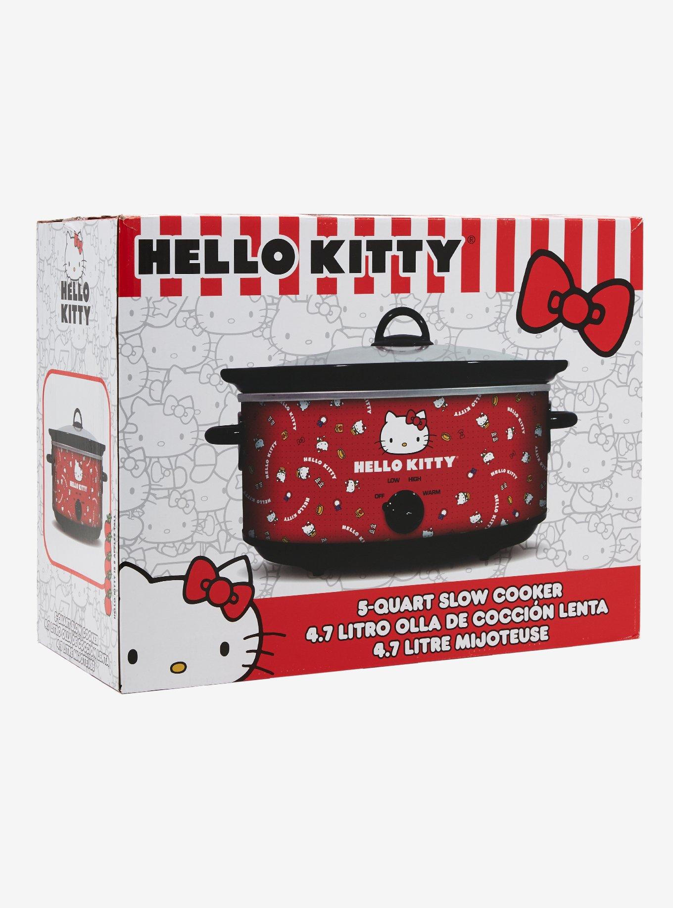 Sanrio Hello Kitty Icons Allover Print 5-Quart Slow Cooker, , alternate