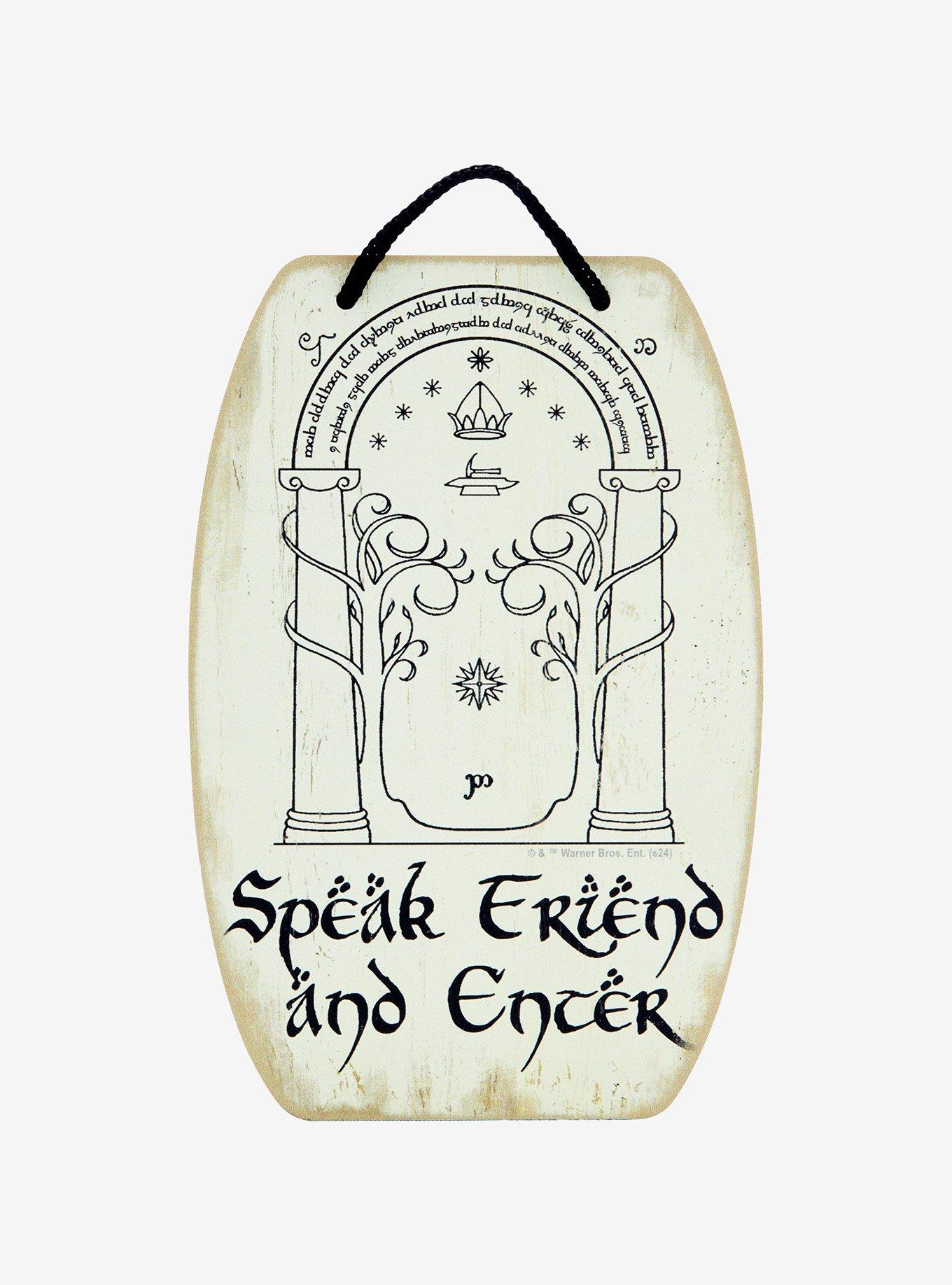 The Lord of the Rings Gandalf & Doors of Durin Reversible Wall Hanging