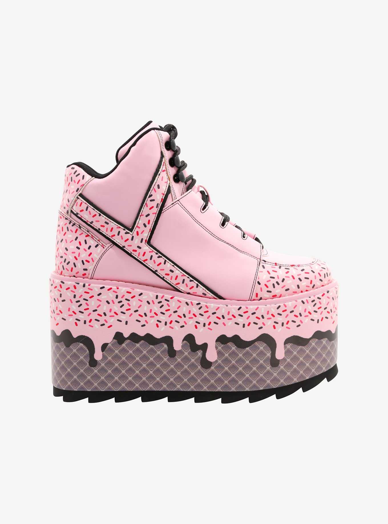YRU Qozmo Ice Cream Platform Sneakers, , hi-res