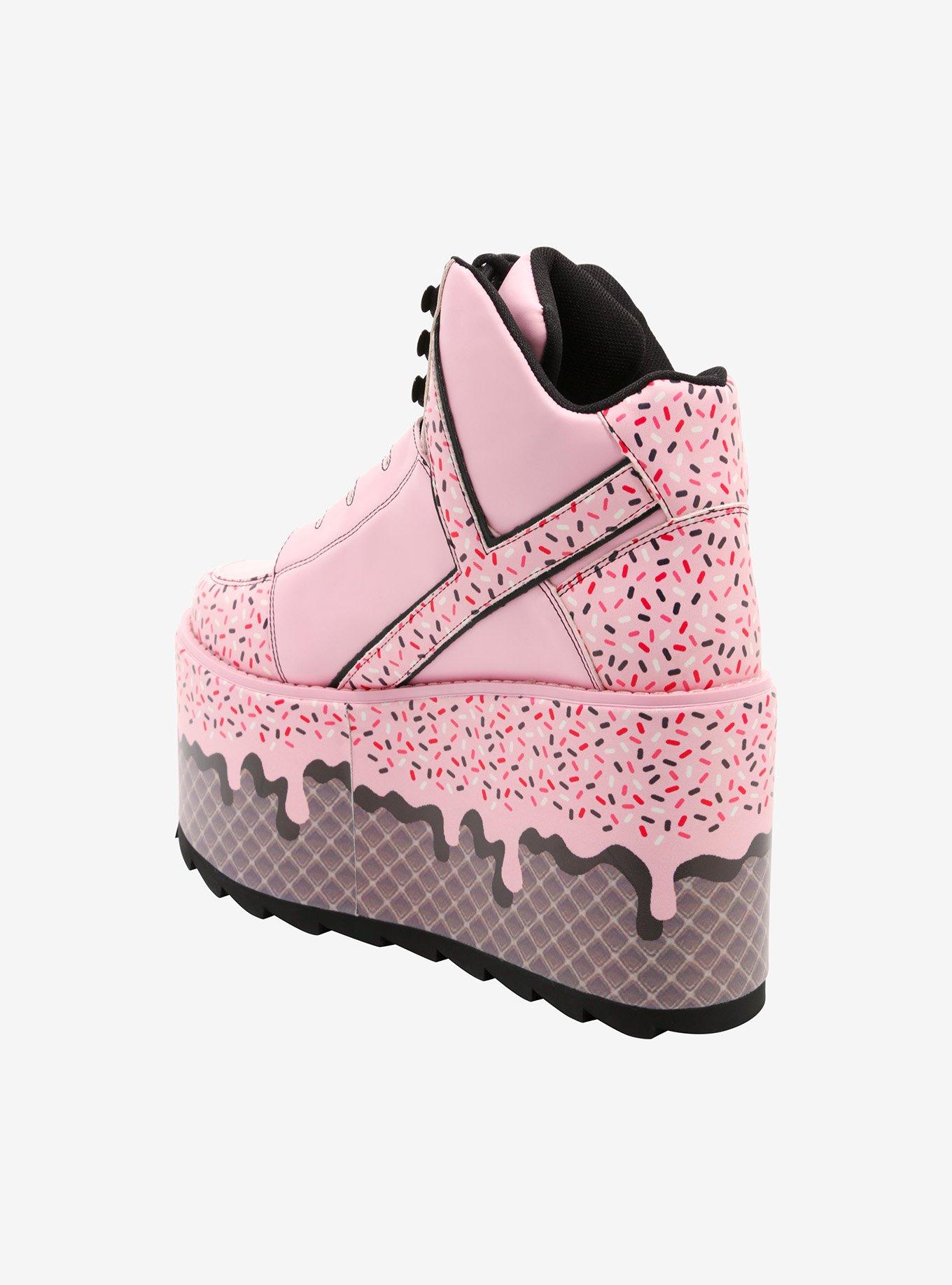 YRU Qozmo Ice Cream Platform Sneakers, MULTI, alternate