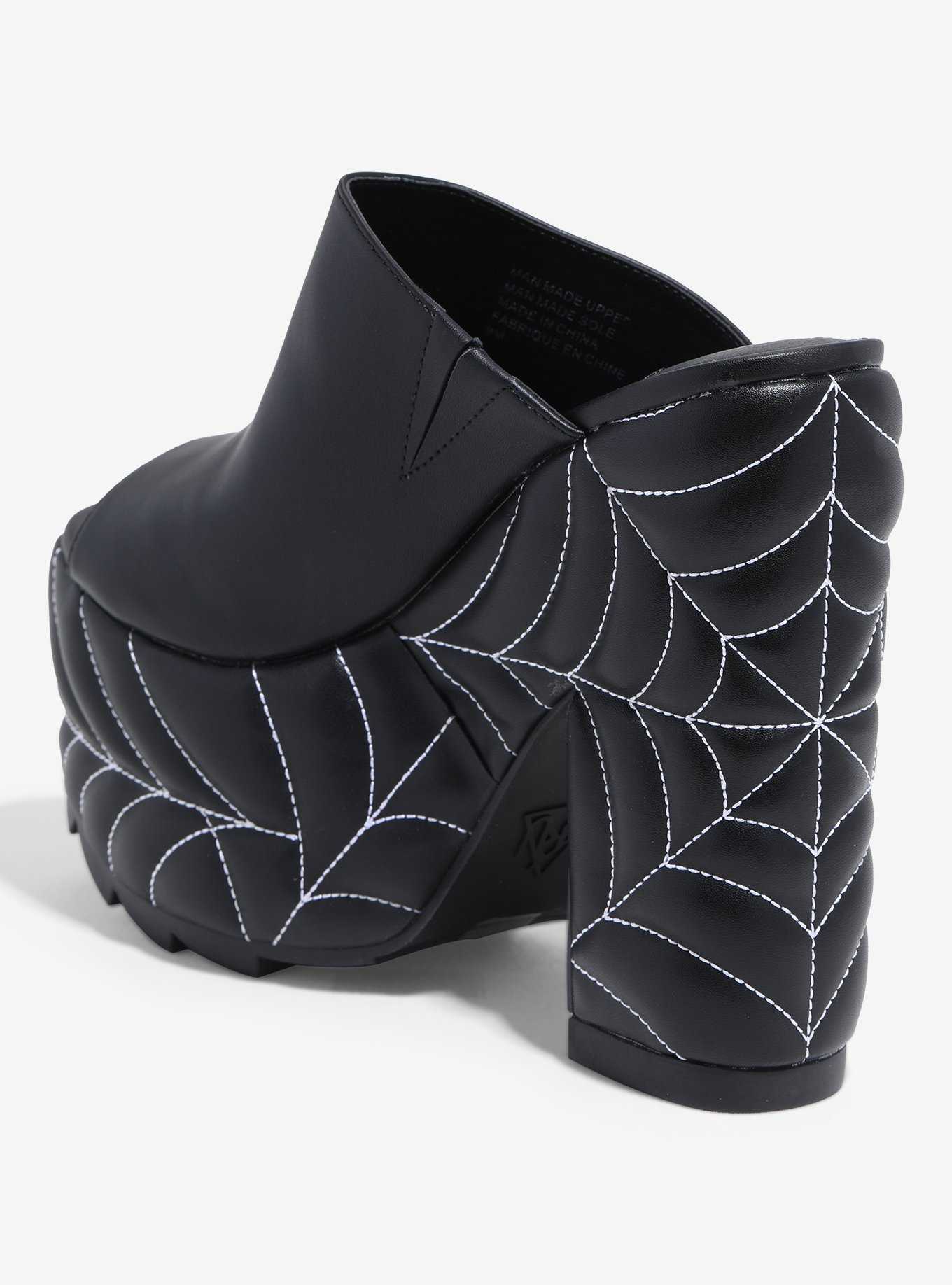 YRU Dream Spiderweb Platform Heels, , hi-res