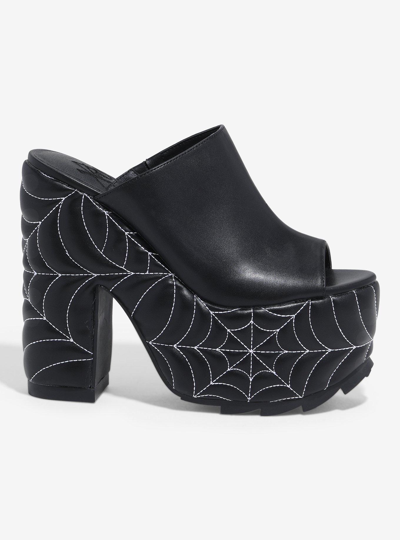 YRU Dream Spiderweb Platform Heels, MULTI, alternate