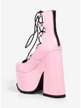 YRU Lucid Pink Platform Heels, MULTI, alternate
